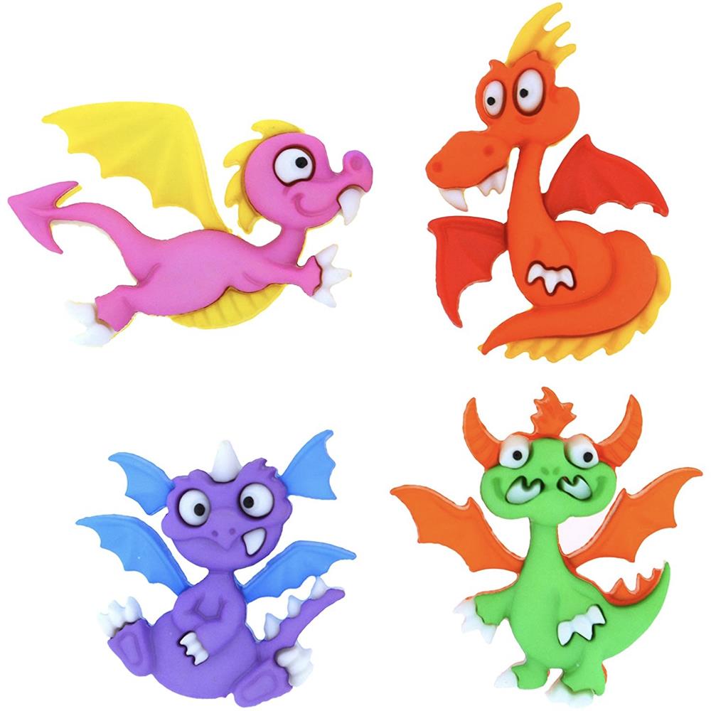 Dress It Up Dekoratif Oyuncak Figürlü Düğme 8299