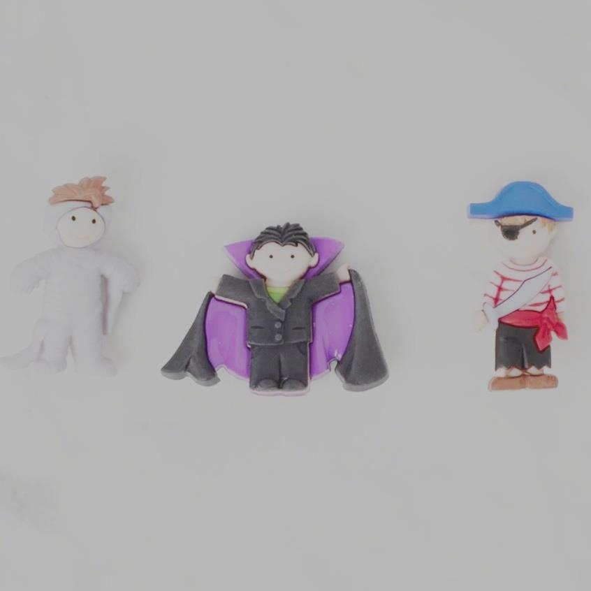 Dress It Up Dekoratif Oyuncak Figürlü Düğme 7471