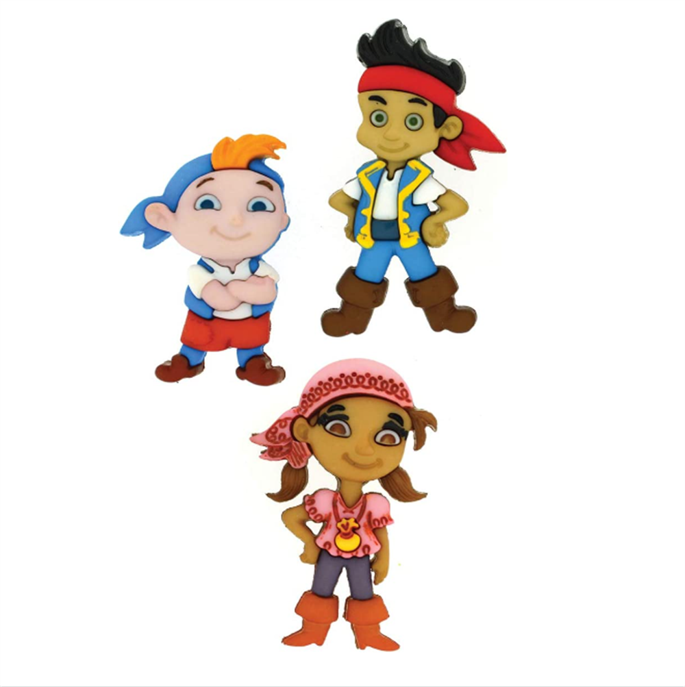 Dress It Up Dekoratif Oyuncak Figürlü Düğme 7733 | Disney Özel Seri