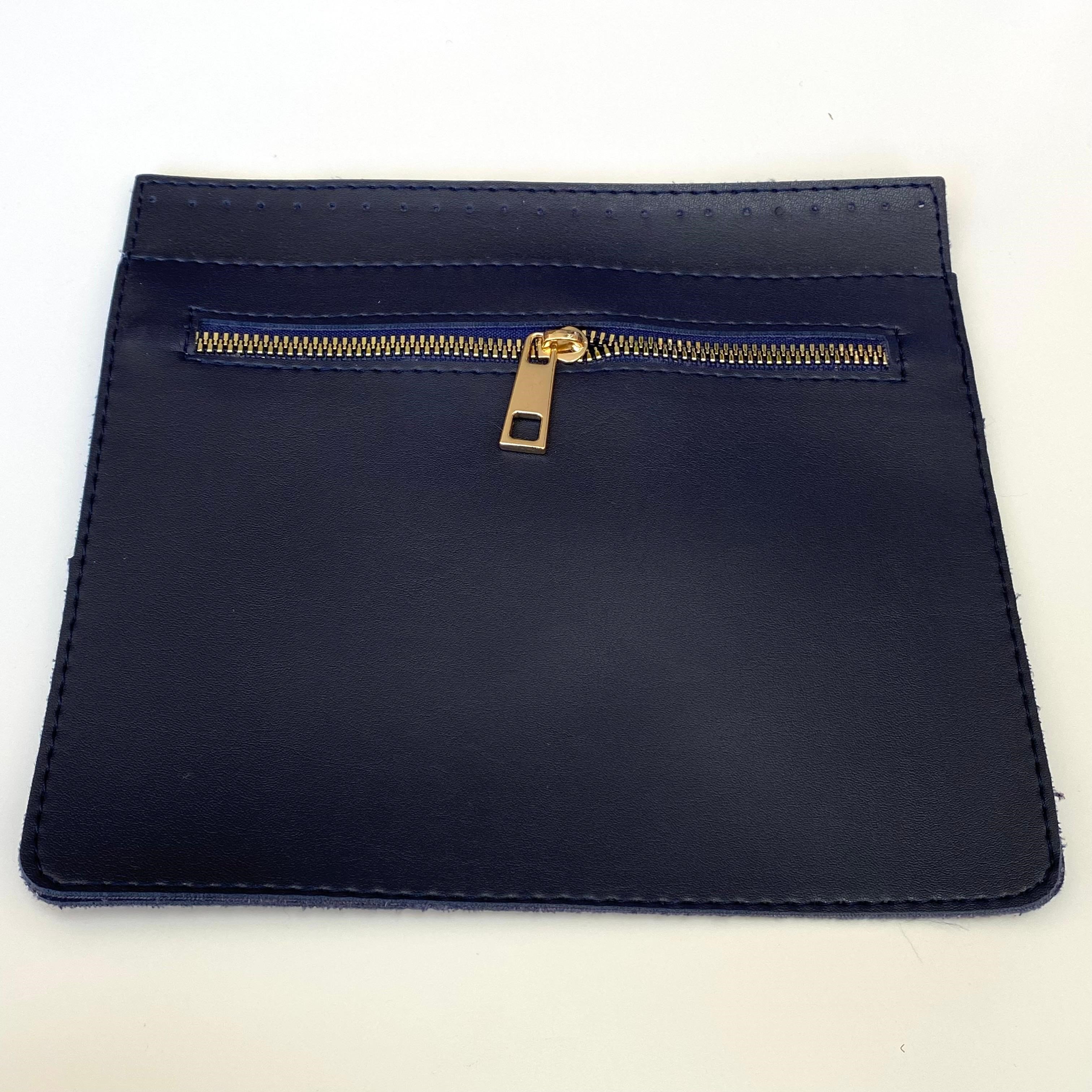 Fermuarlı Çanta Cebi Örgü Malzemesi 21 X 19 Cm Lacivert A
