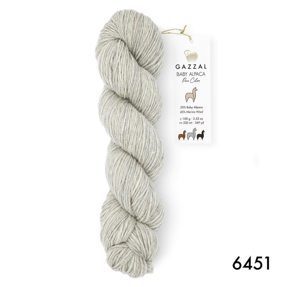 GAZZAL  ALPACA PURE COLORS 6451