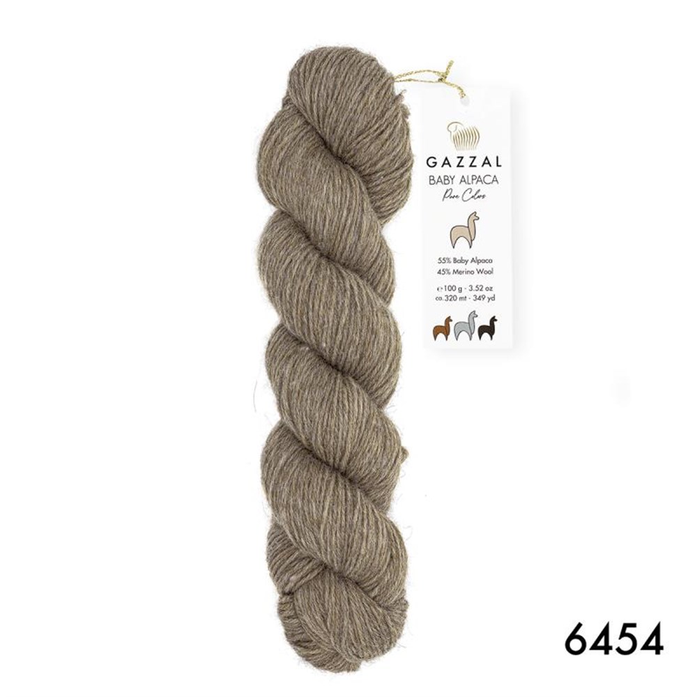 GAZZAL  ALPACA PURE COLORS 6454