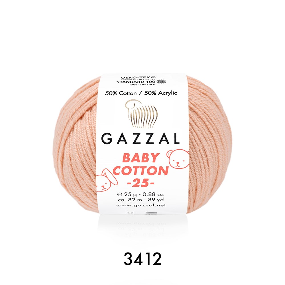 Gazzal Baby Cotton 25 3412