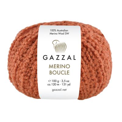 Gazzal Merino Boucle Saf Yün Örgü İpliği 100 Gr 3774