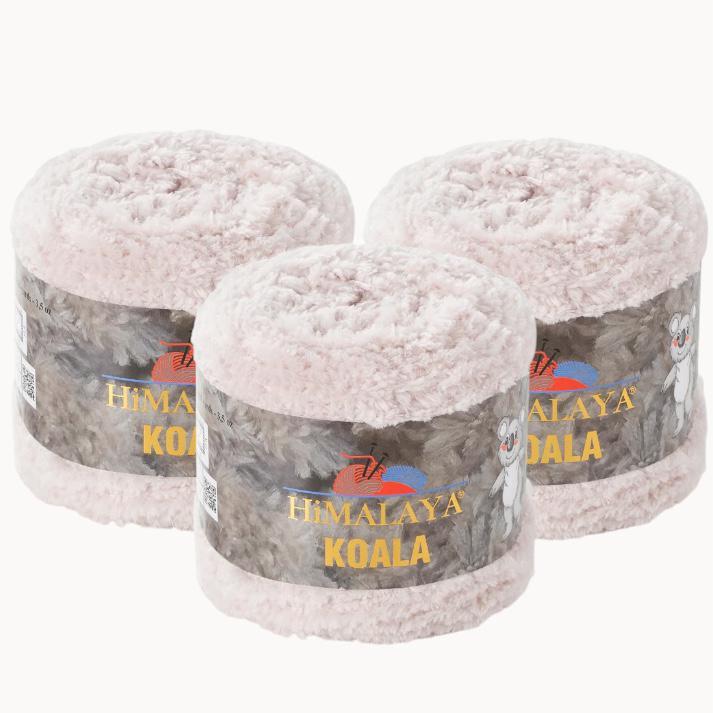 Himalaya Koala 75701 Peluş Örgü İpi 3 Adet