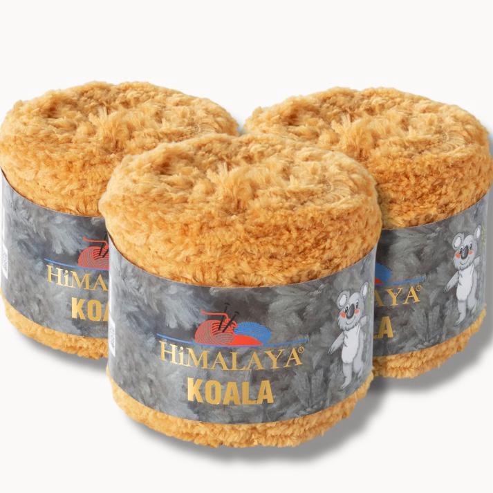 Himalaya Koala 75705 Peluş Örgü İpi 3 Adet