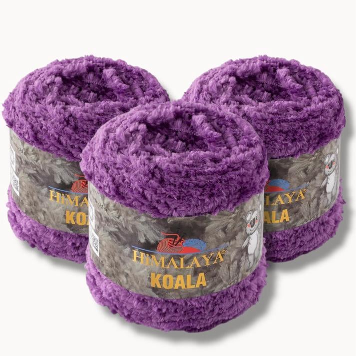 Himalaya Koala 75717 Peluş Örgü İpi 3 Adet