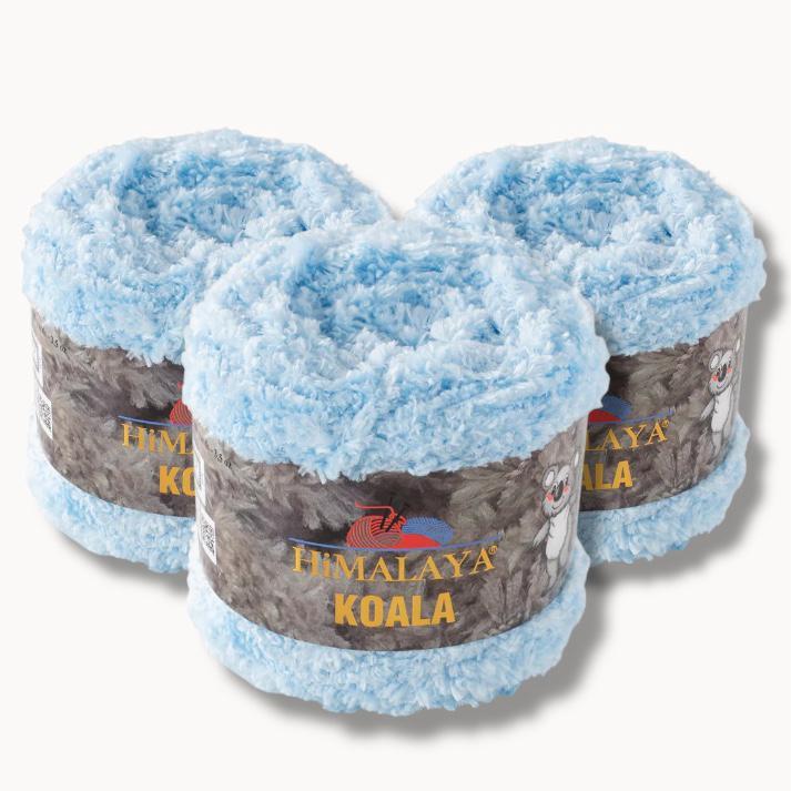 Himalaya Koala 75718 Peluş Örgü İpi 3 Adet