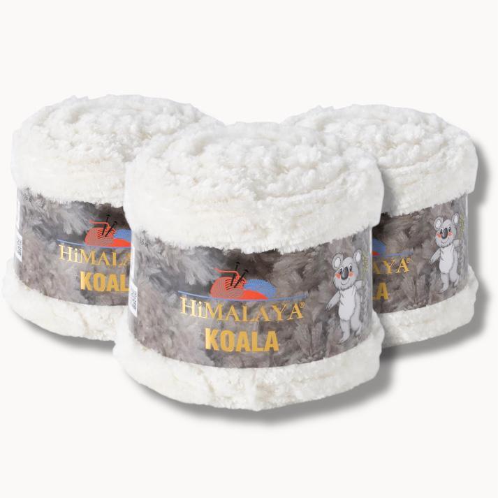 Himalaya Koala 75724 Peluş Örgü İpi 3 Adet