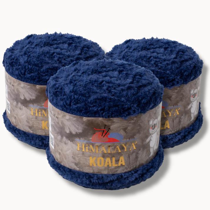 Himalaya Koala 75728 Peluş Örgü İpi 3 Adet