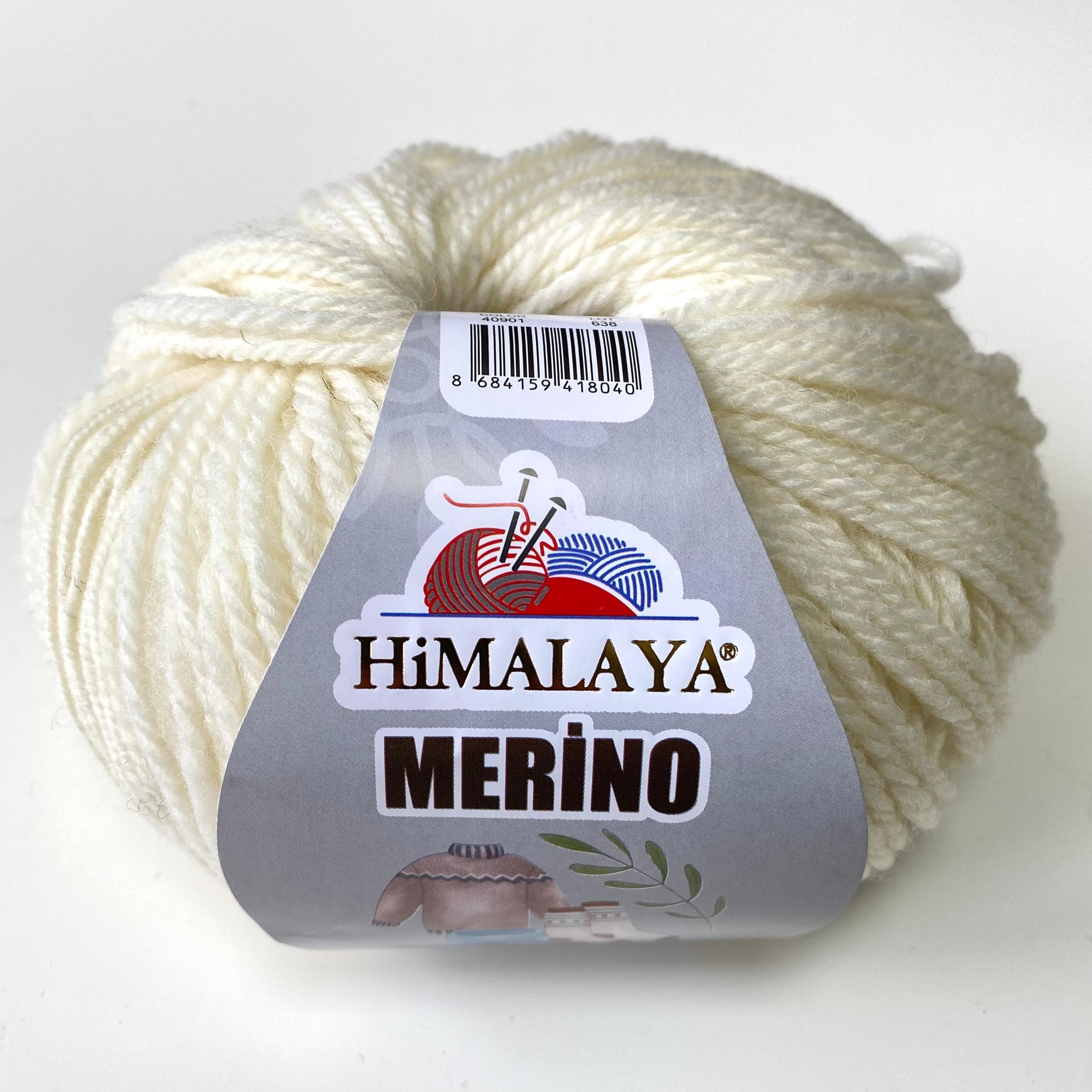 Himalaya Merino Saf Yün 50 Gr El Örgü İpliği 40901