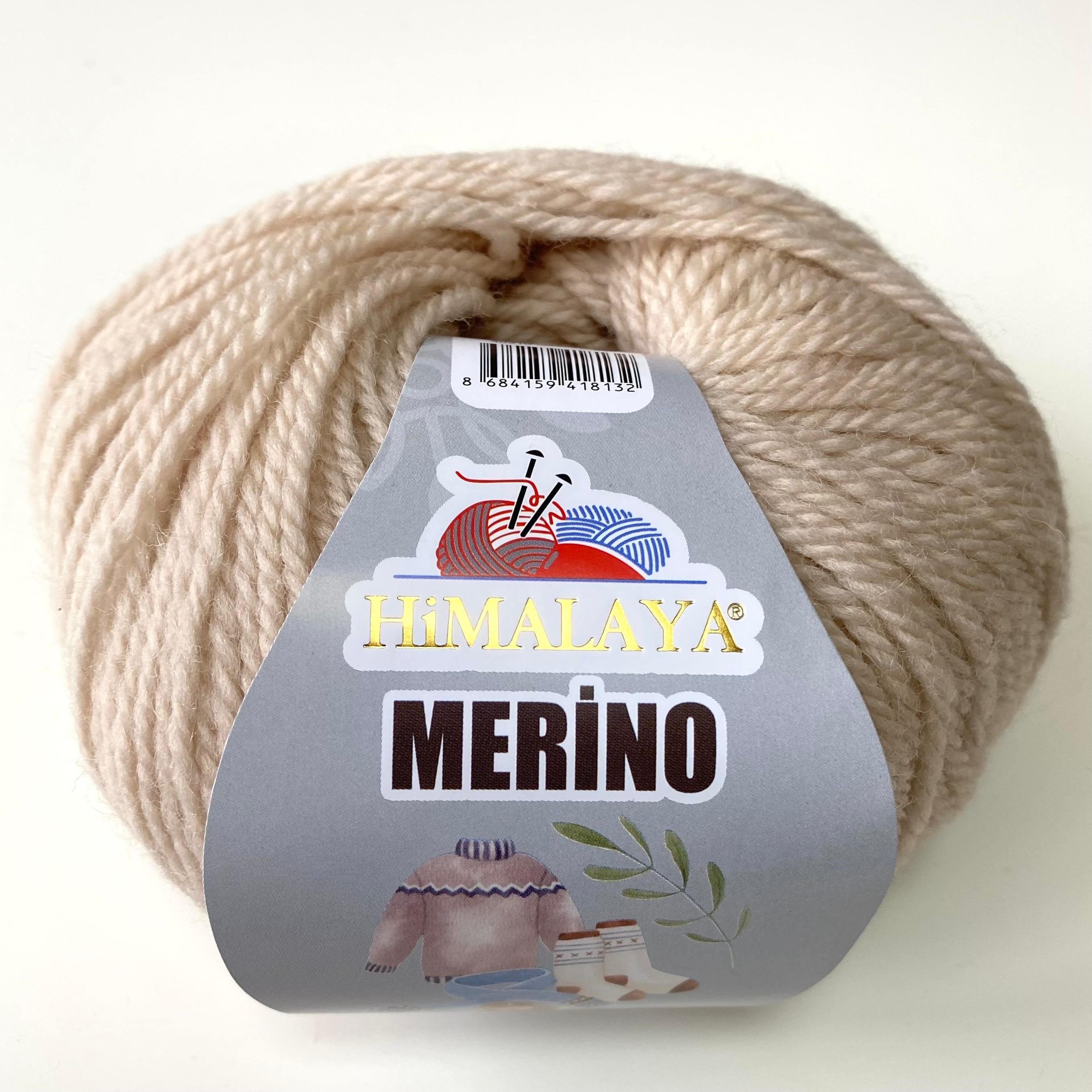 Himalaya Merino Saf Yün 50 Gr El Örgü İpliği 40910