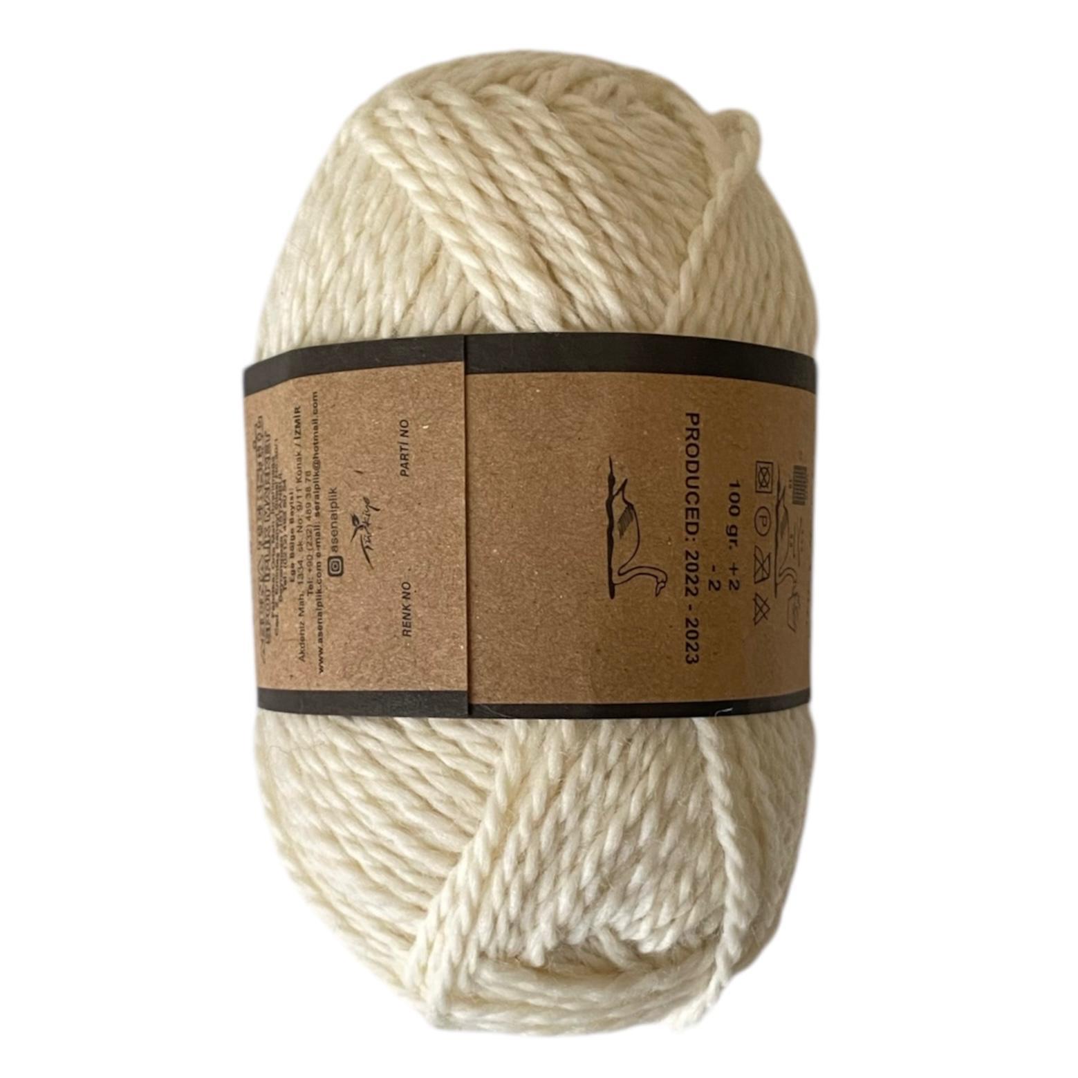 İhraç Fazlası Yüksek Oranlı Doğal Saf Yün Örgü İpliği 03