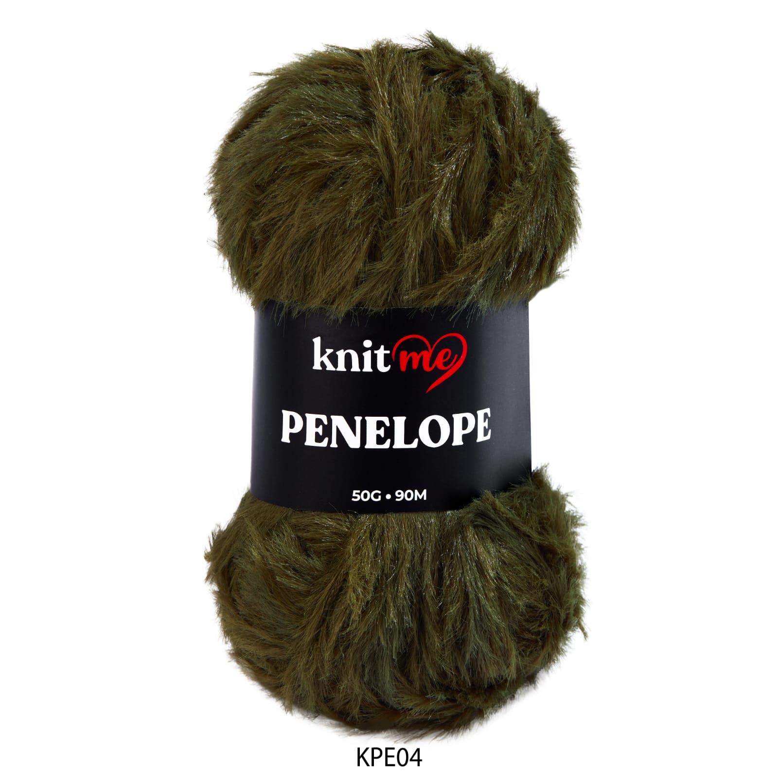 Knit Me Penelope 50 Gr Kürk Görünümlü Örgü İpliği KPE 04