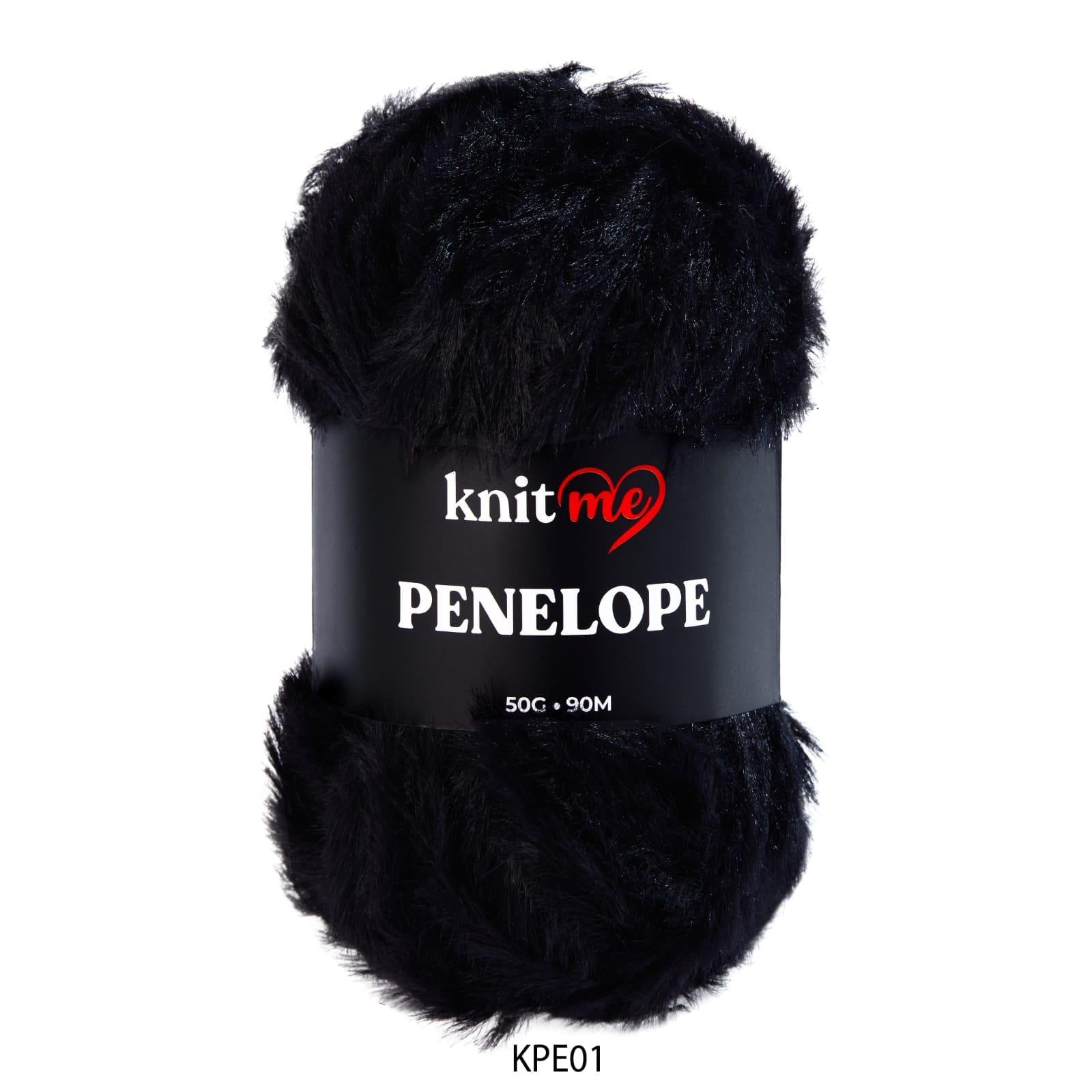 Knit Me Penelope 50 Gr Kürk Görünümlü Örgü İpliği KPE 01