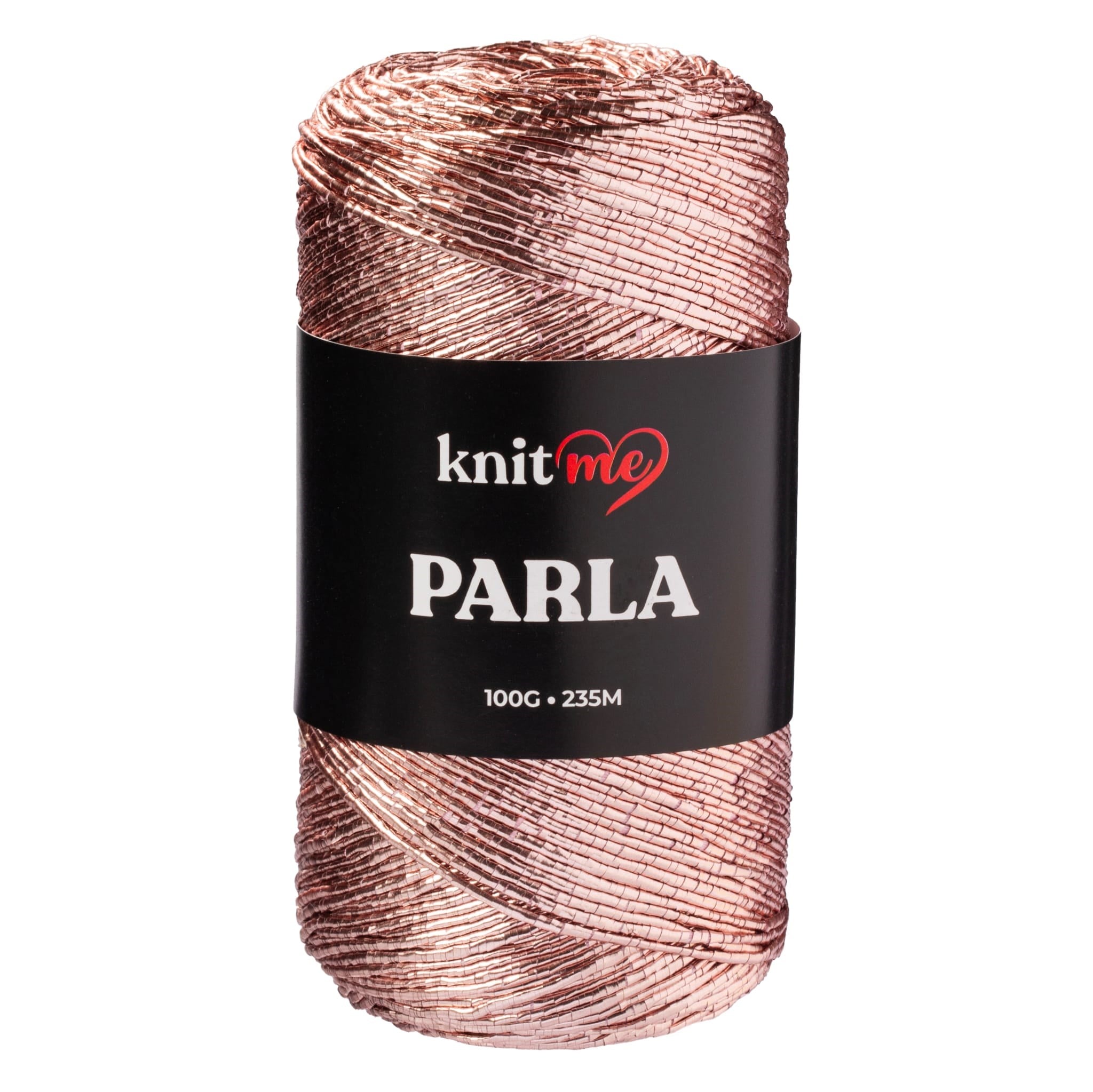 Knitme Açık Pudra Simli Çanta ve Aksesuar Örgü İpliği
