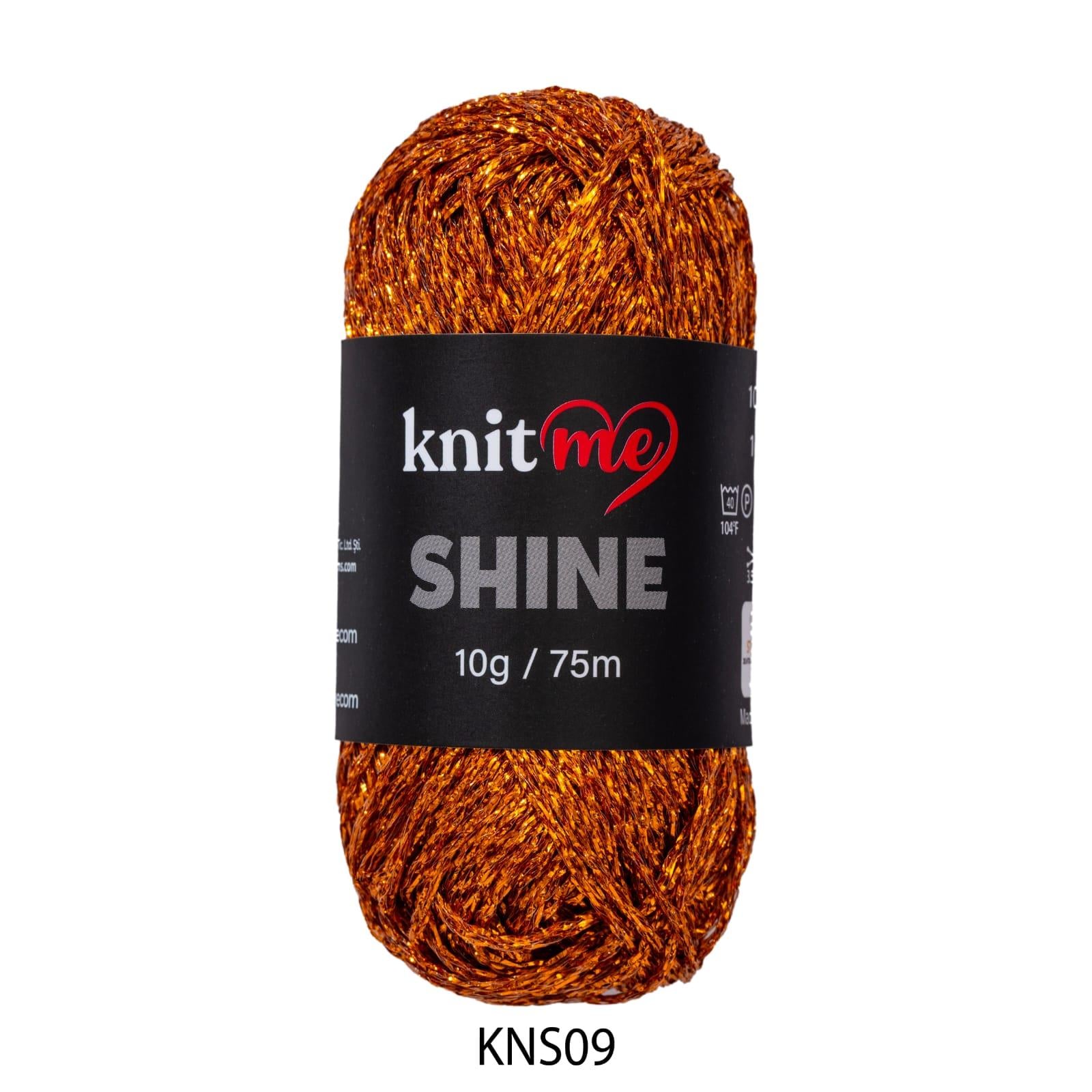 Knitme Shine 09 Sim Karışım ve Dekorasyon Örgü İpliği 10 Gr