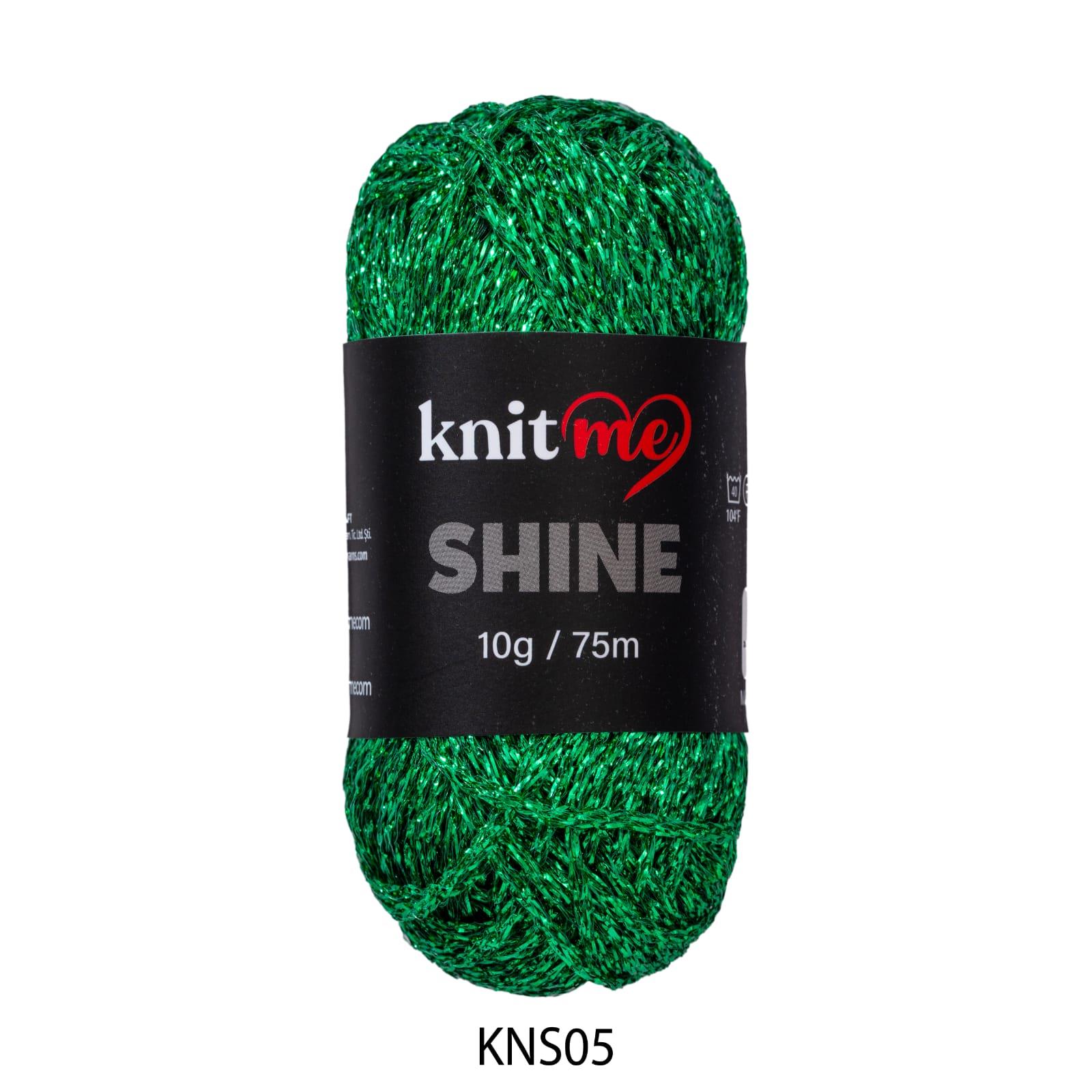 Knitme Shine Sim Karışım ve Dekorasyon Örgü İpliği 10 Gr