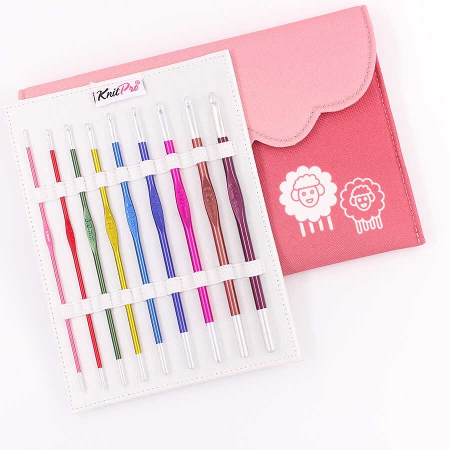 KnitPro. Zing Tek Uçlu 9' lu Tığ Seti 47430