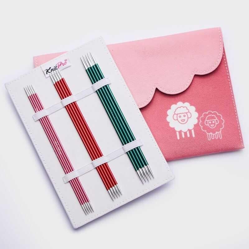 KnitPro Zing Düz Çift Uçlu Çorap Şiş Seti 15 cm 47421 ( Yeni ambalaj )