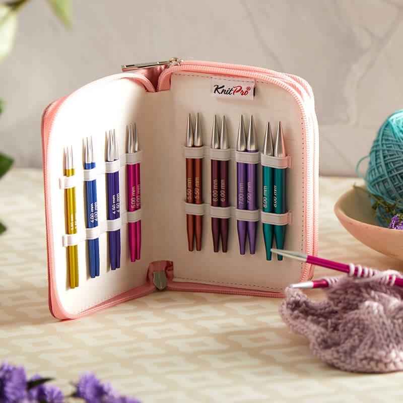Knitpro Zing Özel Değiştirilebilir Misinalı Şiş Seti 10 Cm