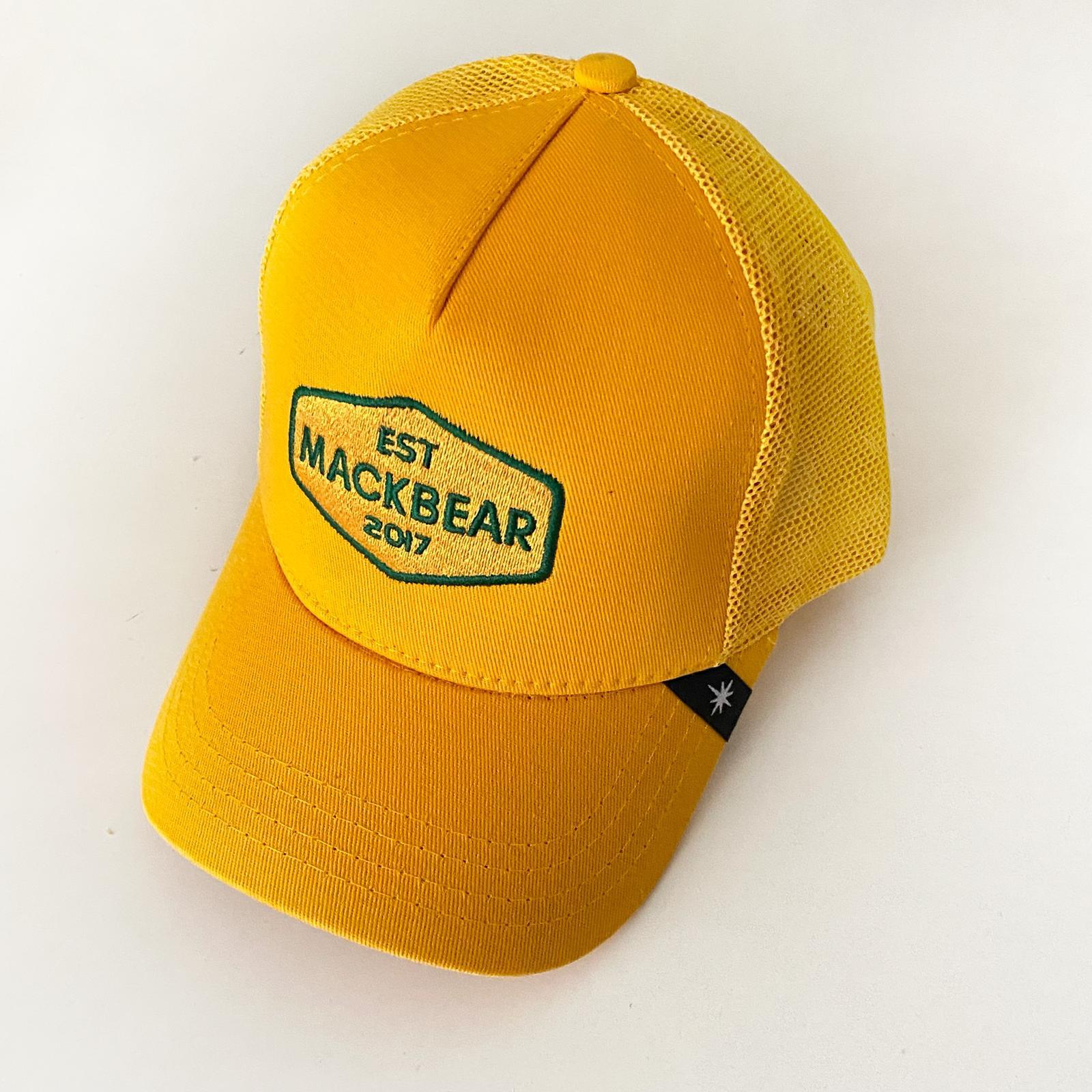 Mackbear Ayarlanabilir Unisex Şapka Sarı