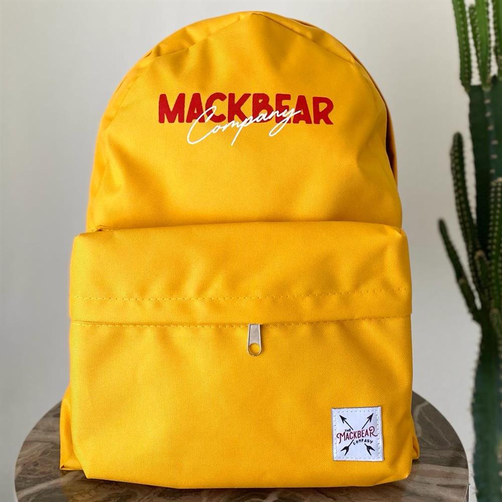 Mackbear Coffee Co. Unisex Sırt Çantası Sarı