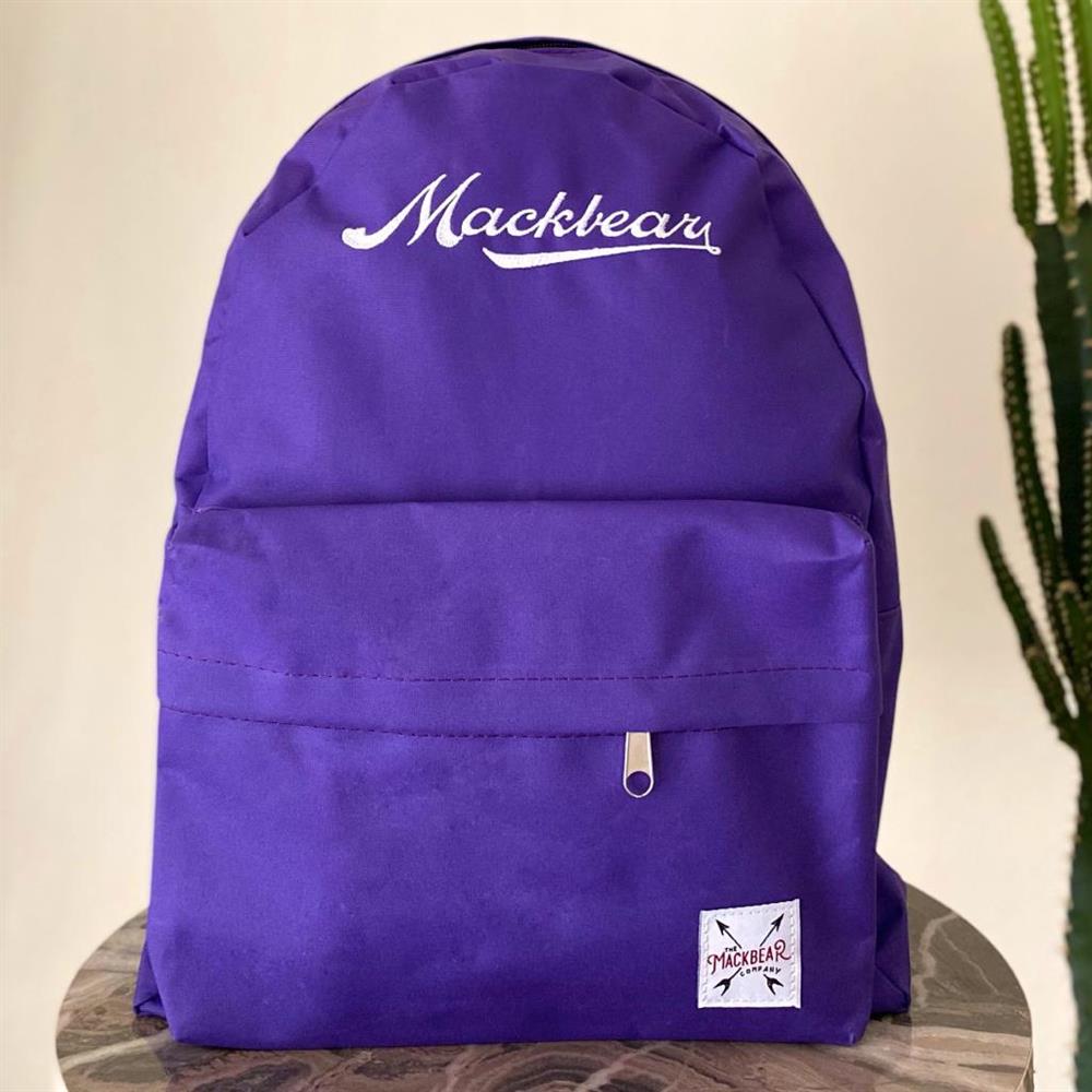 Mackbear Coffee Co. Unisex Sırt Çantası Mor