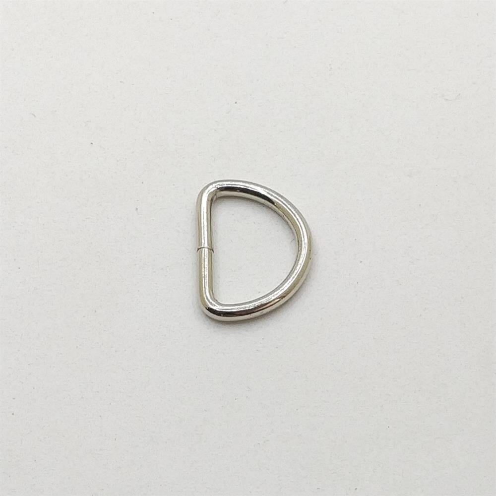 Metal D Çanta Halka 2,5 Cm Gümüş