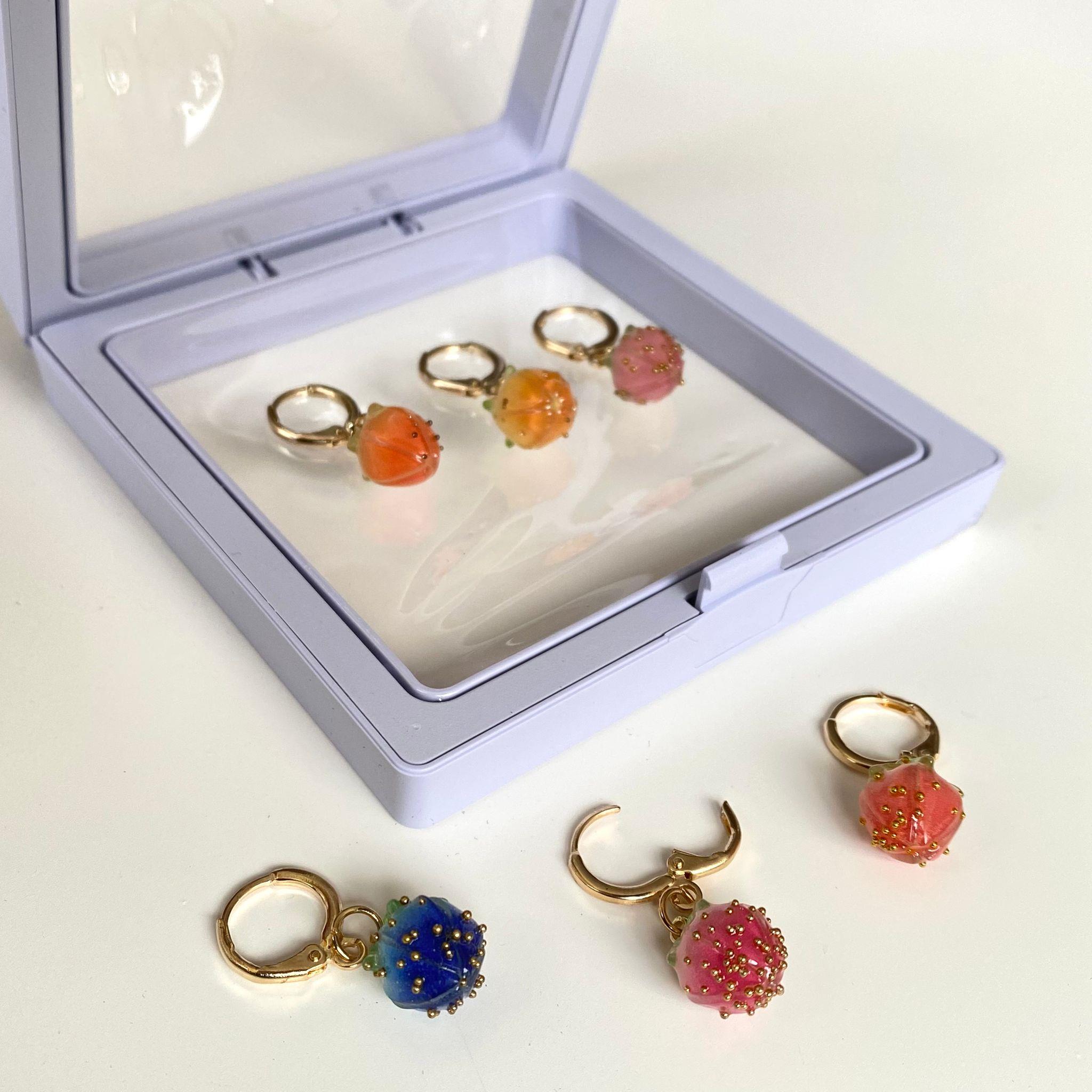 Metal Dikinli İncir Figürlü İlmek Bekletme Broş Seti