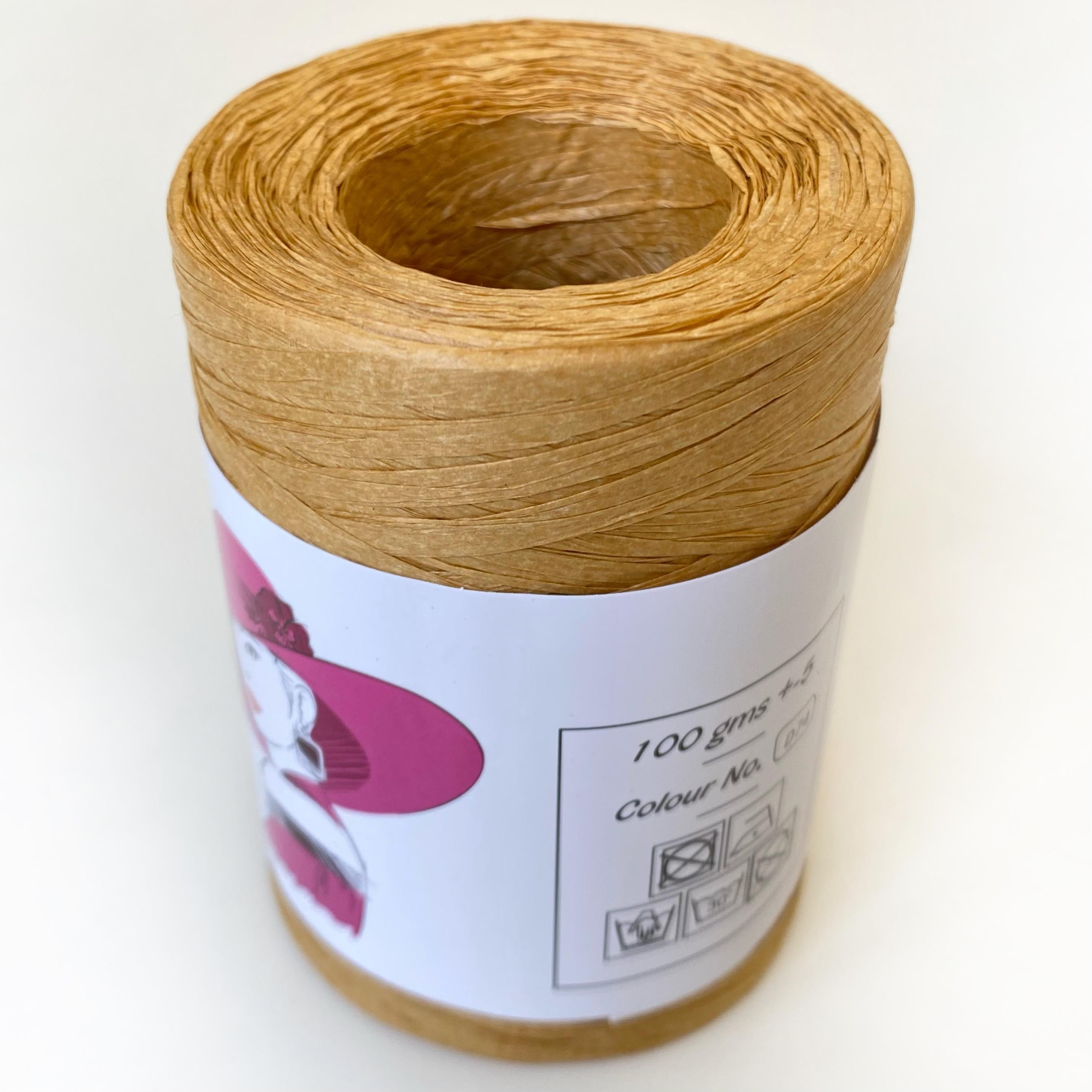 Nas Yumuşak Doğal Rafya-Raffia İplik | Çanta ve Supla İpliği D74