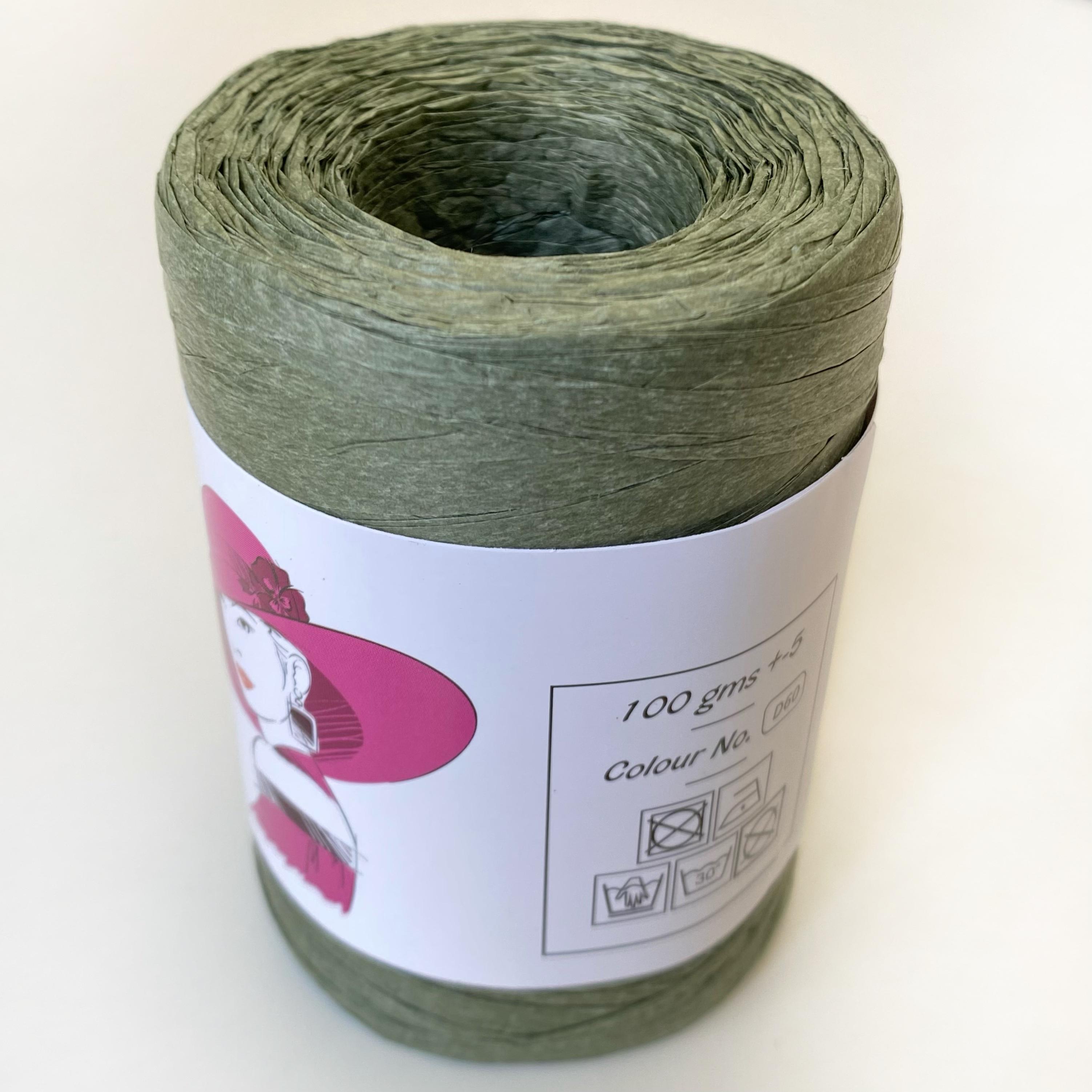 Nas Yumuşak Doğal Rafya-Raffia İplik | Çanta ve Supla İpliği D60