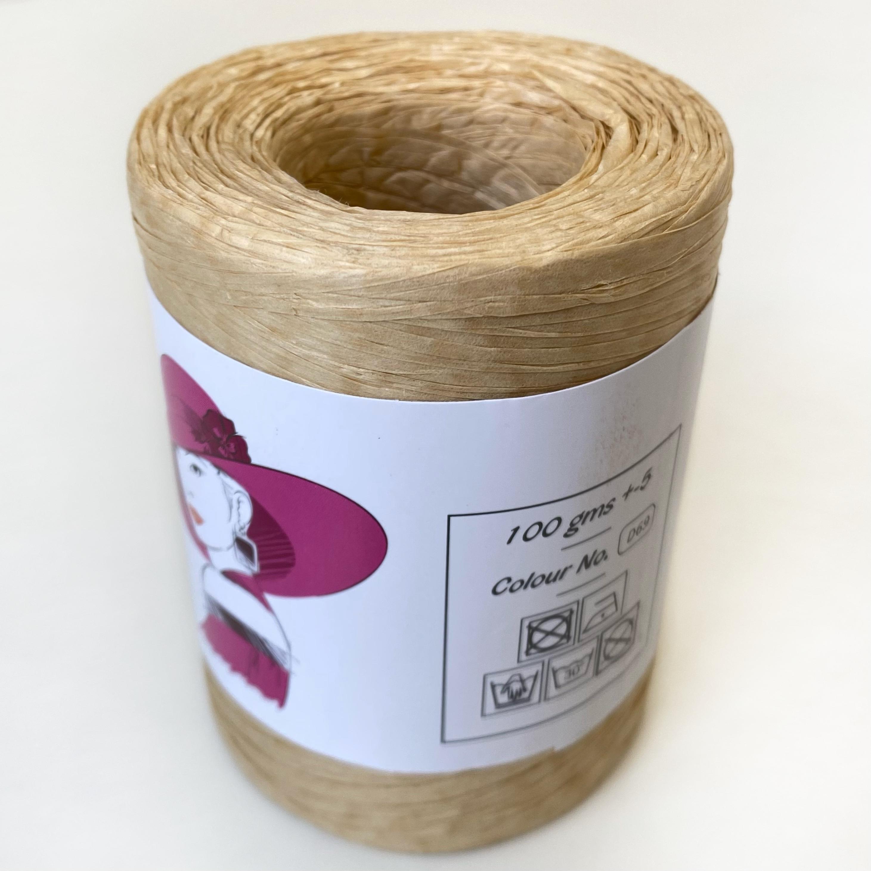 Nas Yumuşak Doğal Rafya-Raffia İplik | Çanta ve Supla İpliği D69