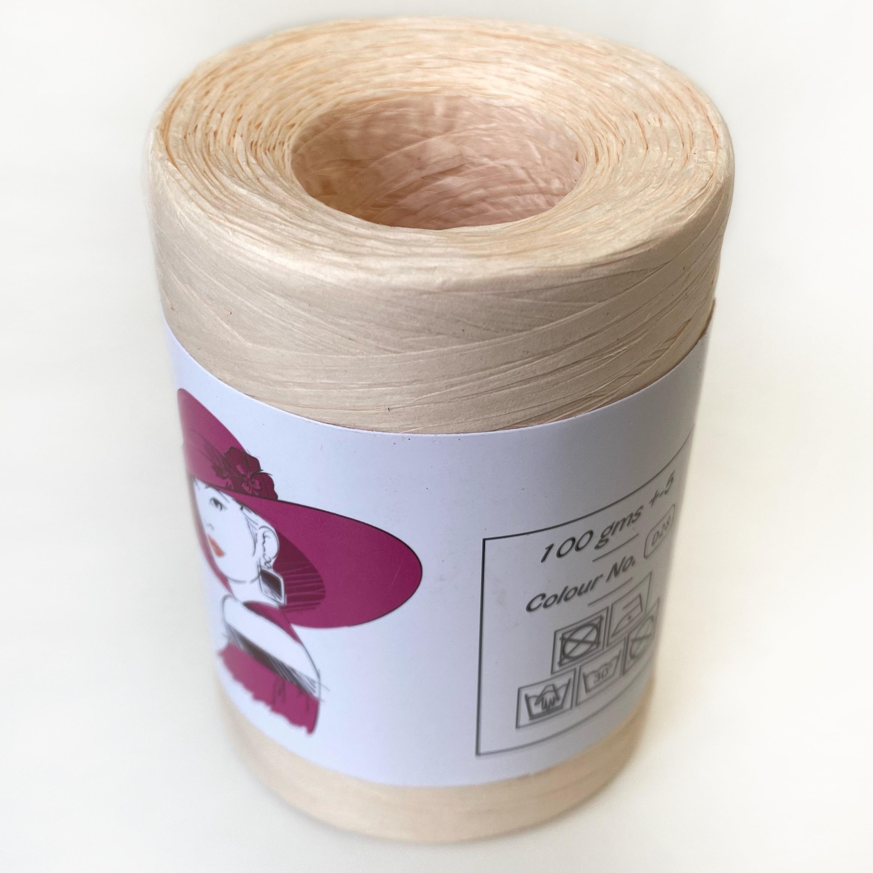 Nas Yumuşak Doğal Rafya-Raffia İplik | Çanta ve Supla İpliği D28