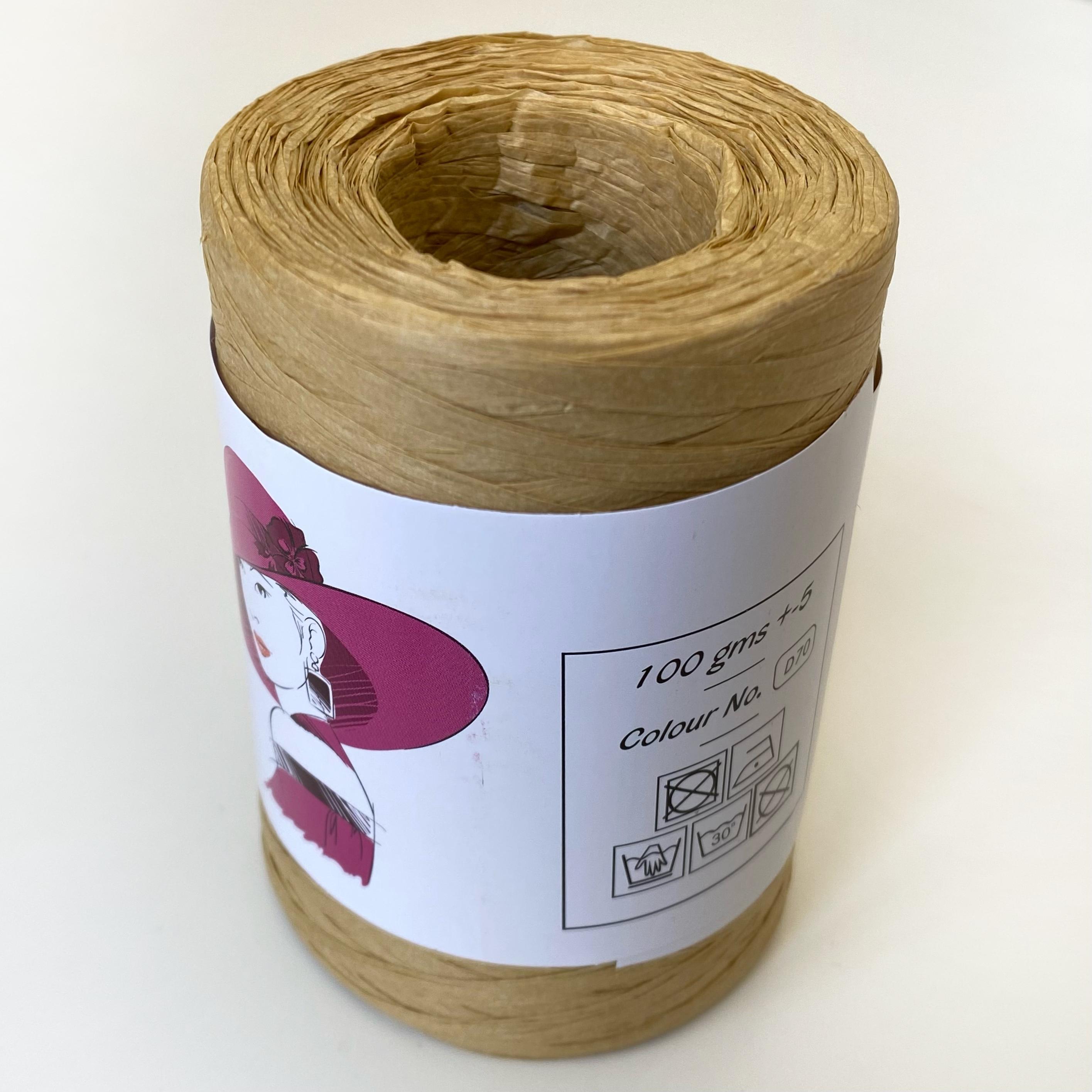Nas Yumuşak Doğal Rafya-Raffia İplik | Çanta ve Supla İpliği D70