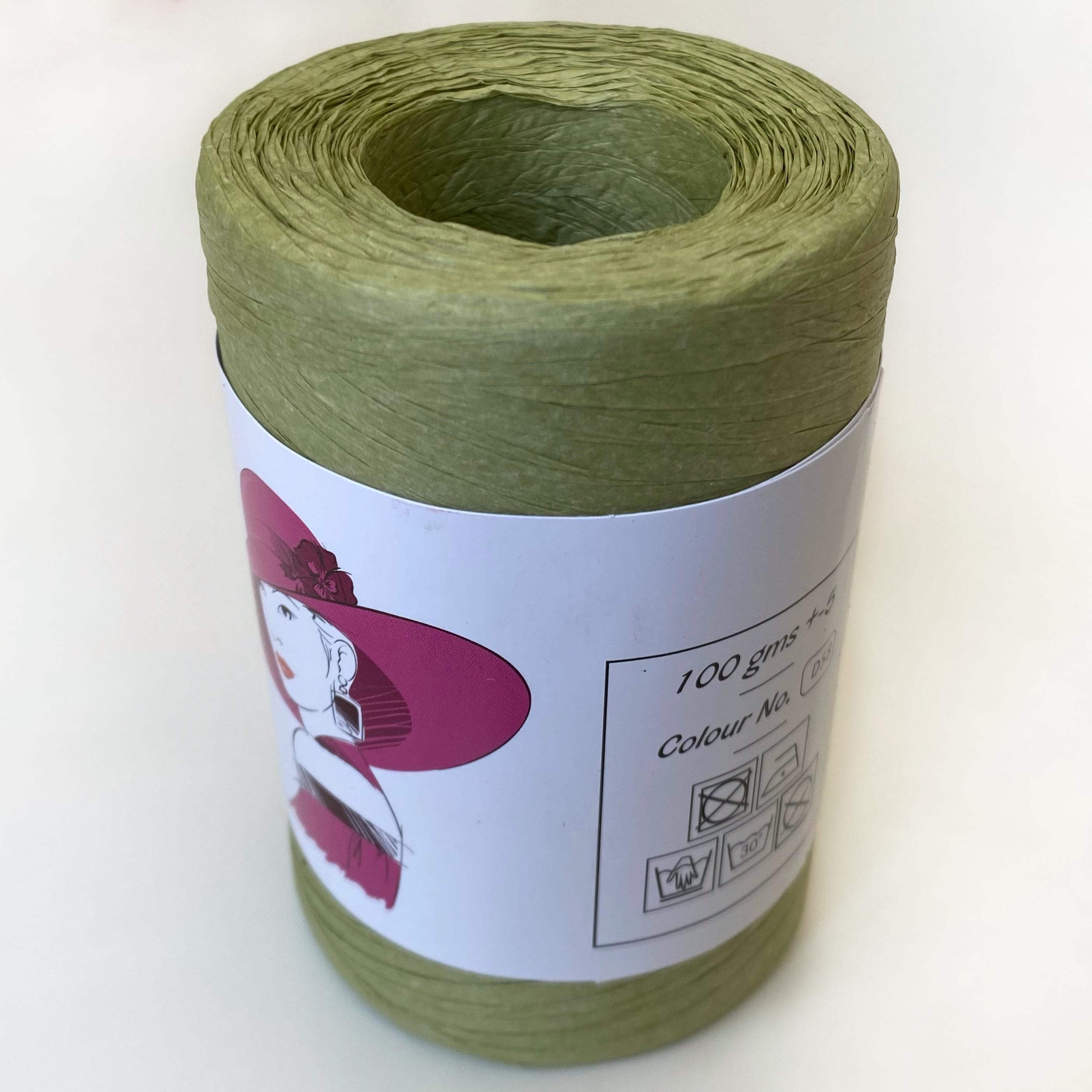 Nas Yumuşak Doğal Rafya-Raffia İplik | Çanta ve Supla İpliği D58