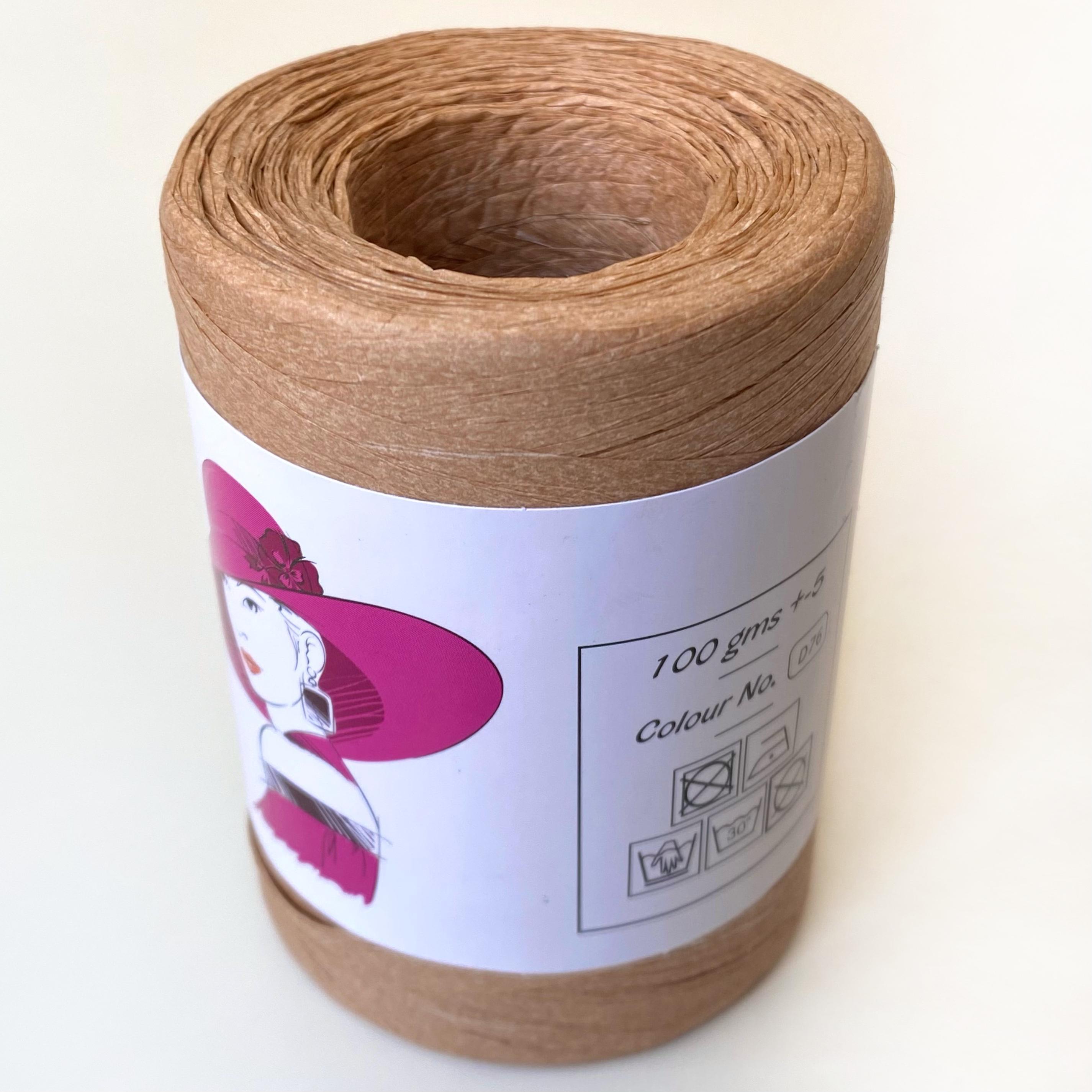 Nas Yumuşak Doğal Rafya-Raffia İplik | Çanta ve Supla İpliği D76