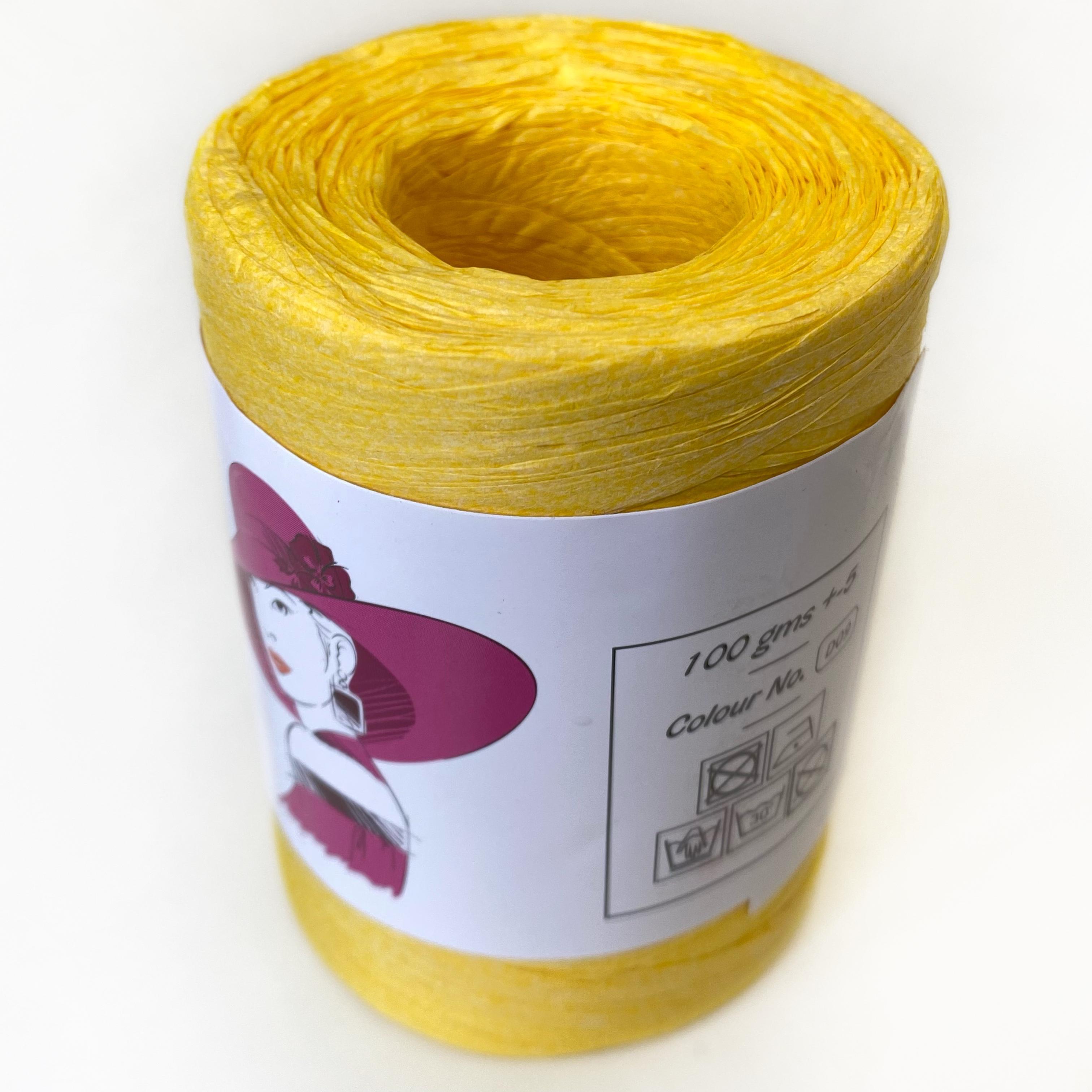 Nas Yumuşak Doğal Rafya-Raffia İplik | Çanta ve Supla İpliği D09