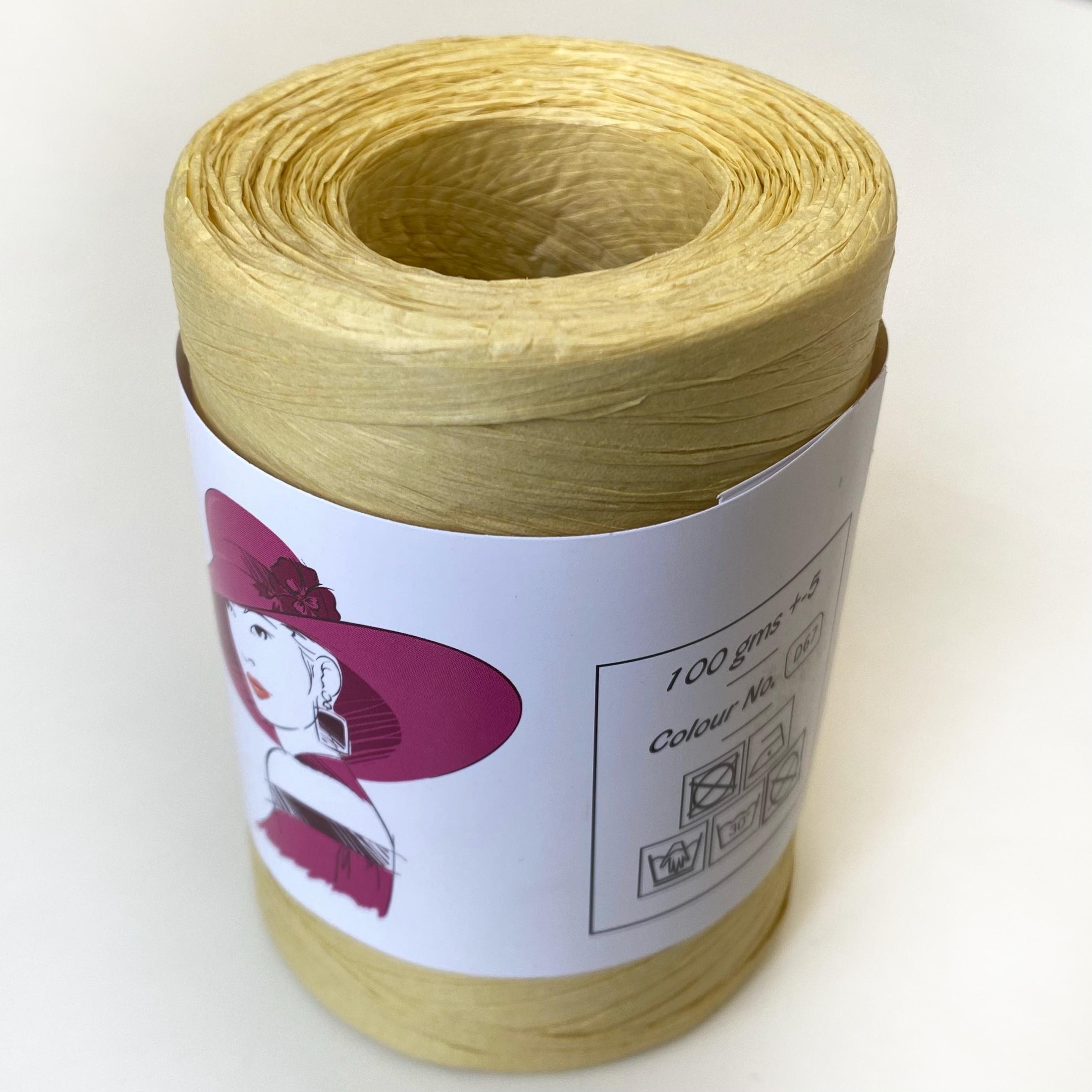 Nas Yumuşak Doğal Rafya-Raffia İplik | Çanta ve Supla İpliği D67