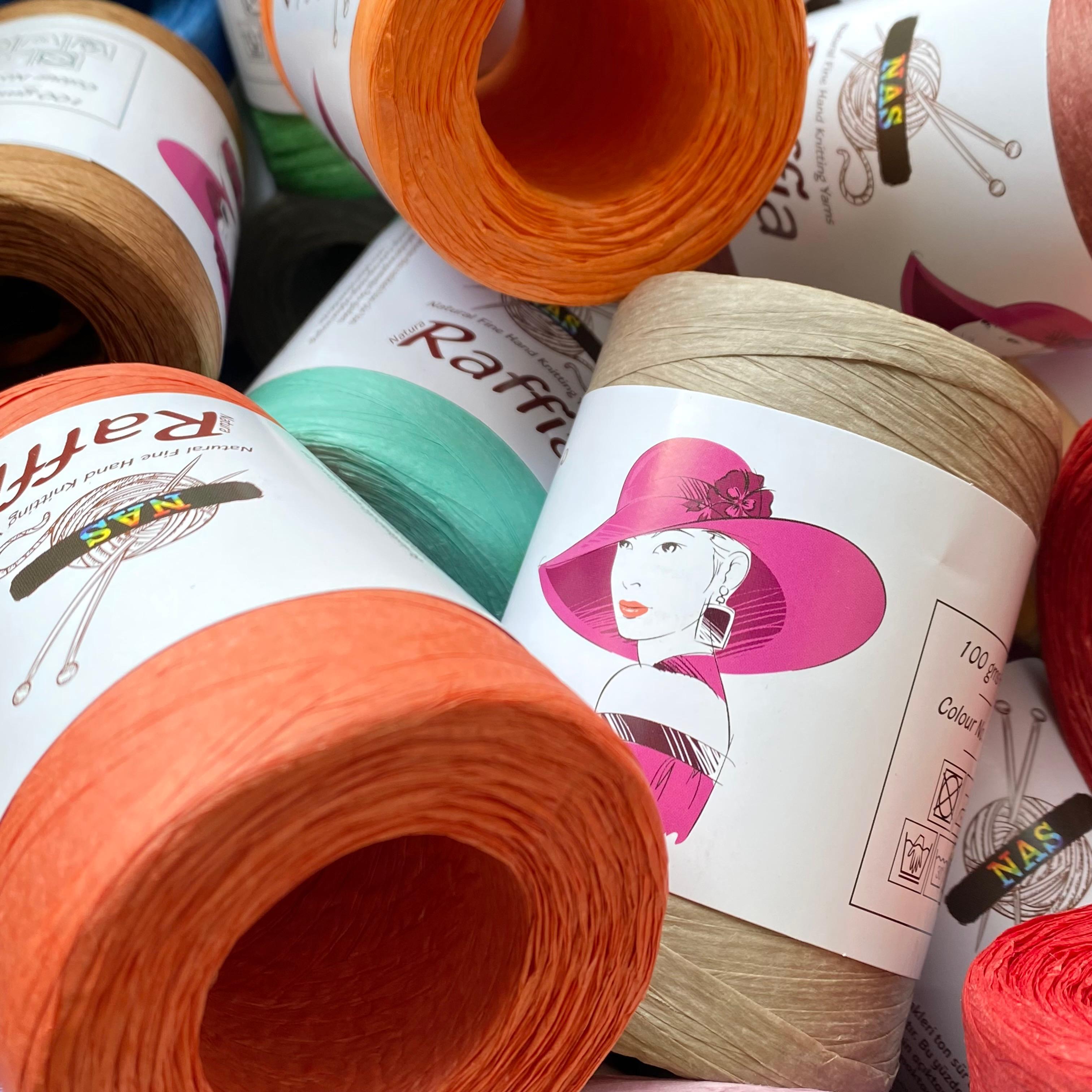 Nas Yumuşak Doğal Rafya-Raffia İplik | Çanta ve Supla İpliği