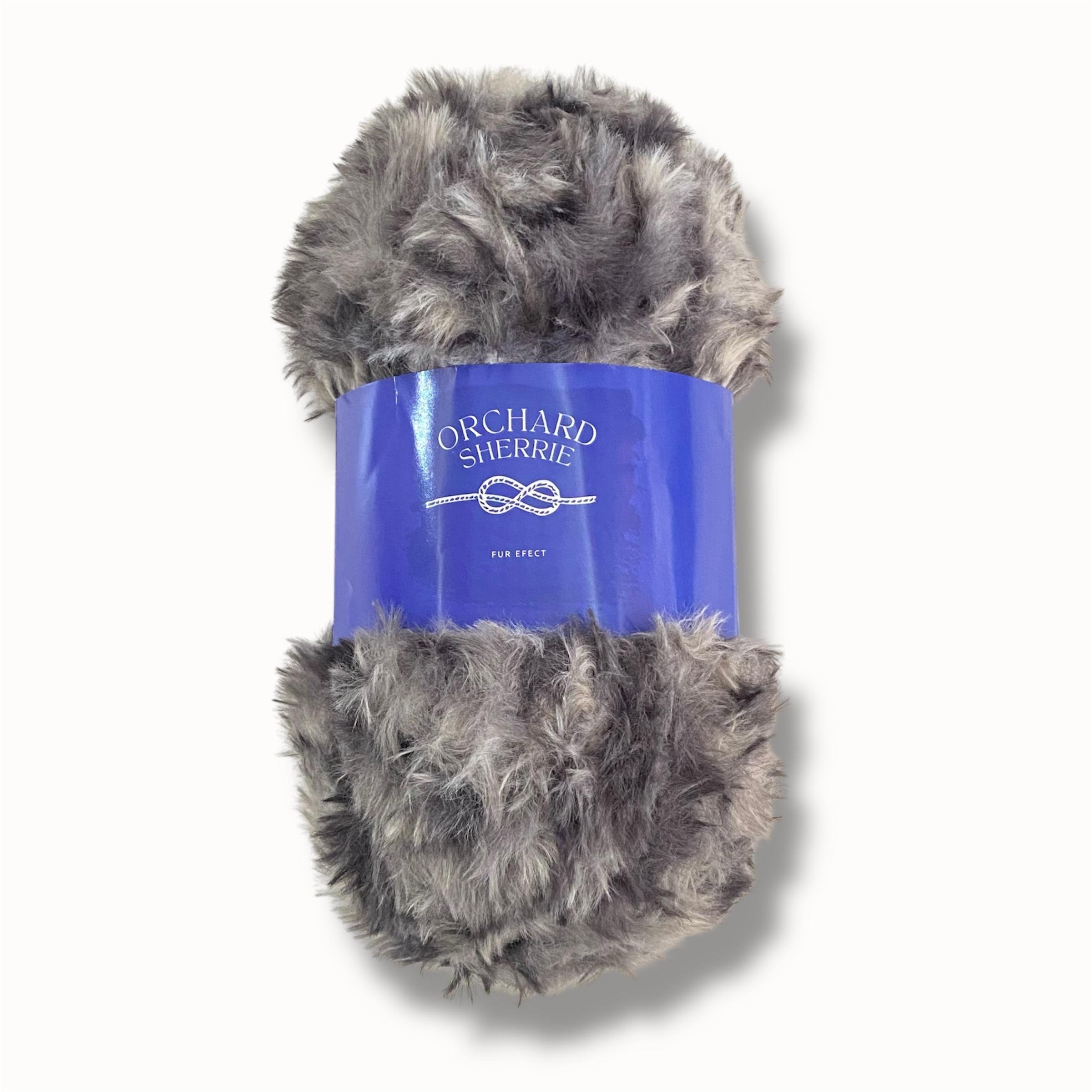 Orchard Sherrie Tavşan Tüyü Dokulu Kürk Görünümlü Örgü İpliği 25