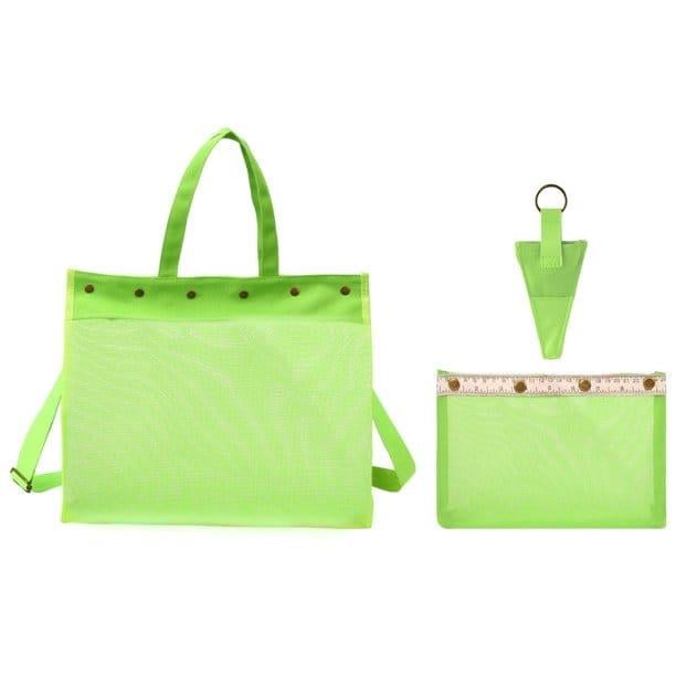 Örgü Çantası, Çok Amaçlı Çanta, Organizer Çanta | Şeffaf Yeşil LE18