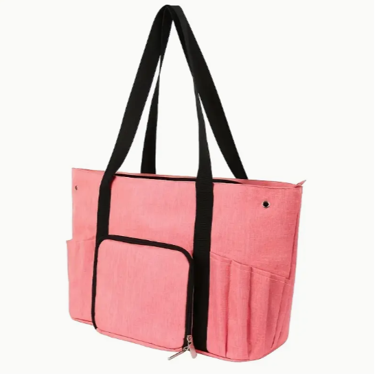 Örgü Çantası, Çok Amaçlı El Çantası, Organizer Çanta Pembe Le29