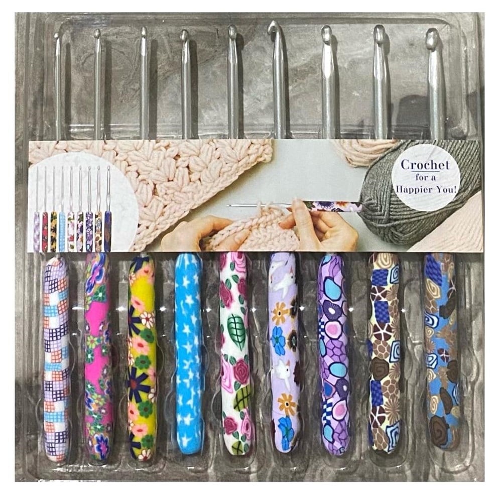 Örgü Tığ Seti | Kısa Saplı 9 Adet