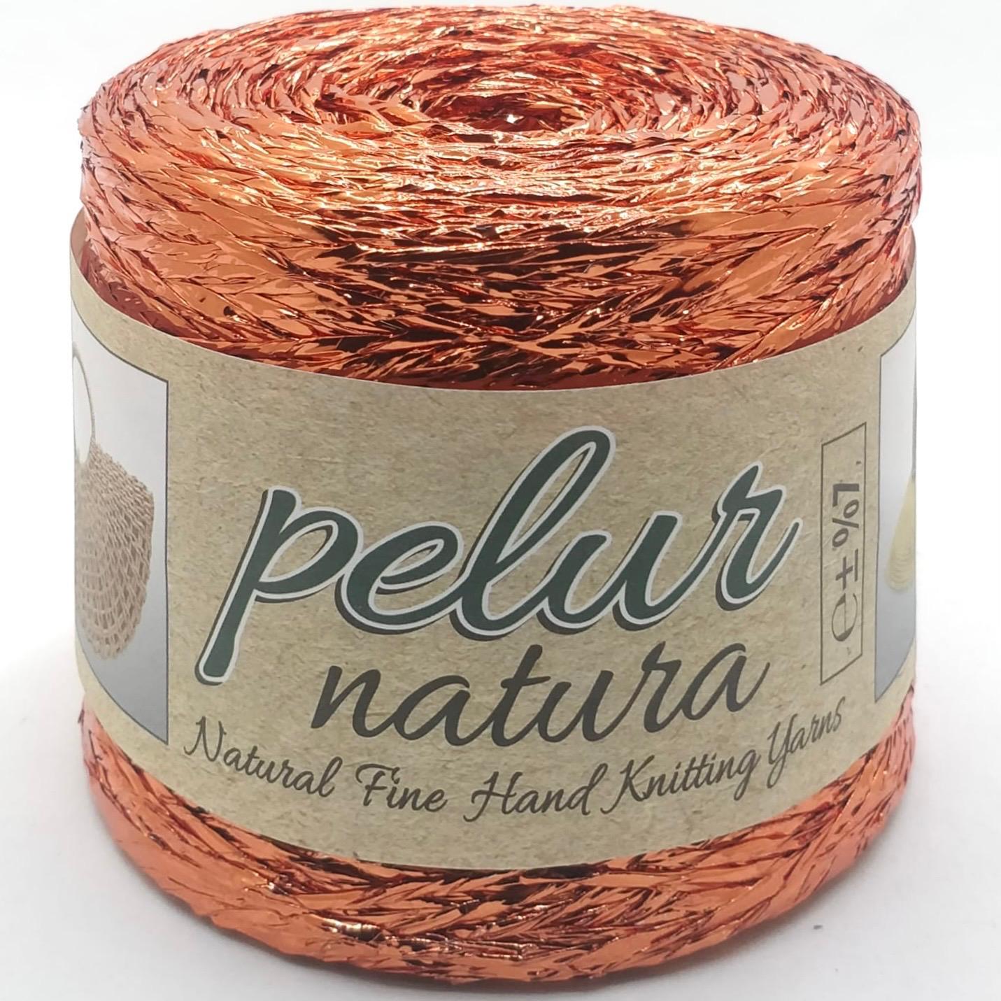 Pelur Metalik Kağıt Çanta Şapka Ve Aksesuar İpliği 01 ( +- 250 Gr )