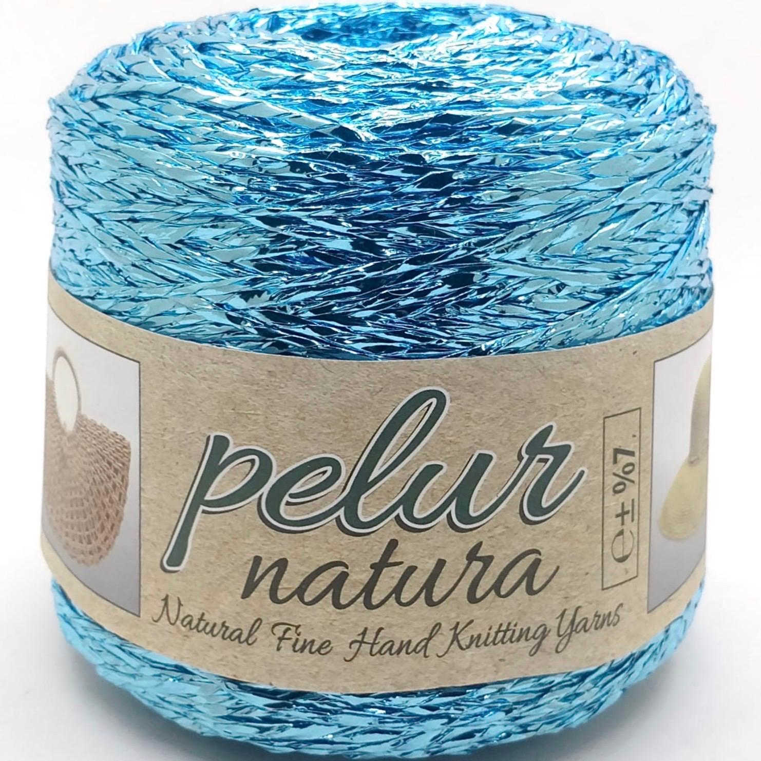 Pelur Metalik Kağıt Çanta Şapka Ve Aksesuar İpliği 04 ( +- 250 Gr )