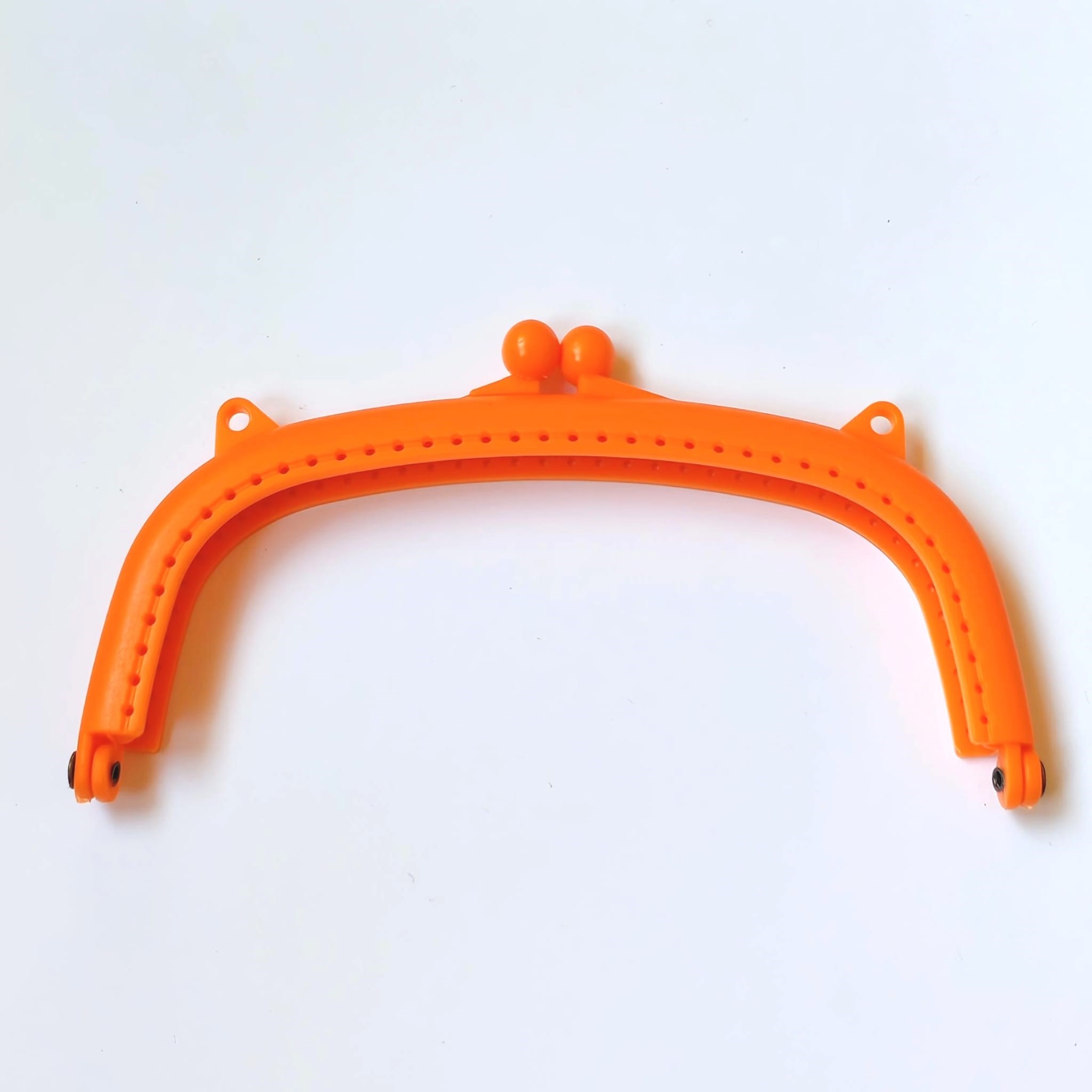 Plastik Cüzdan Klipsi 14.5 Cm Turuncu