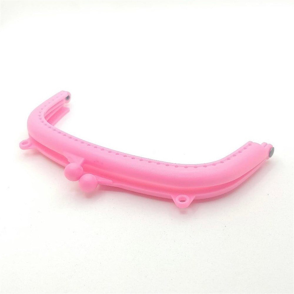 Plastik Cüzdan Klipsi 14.5 Cm Canlı Pembe