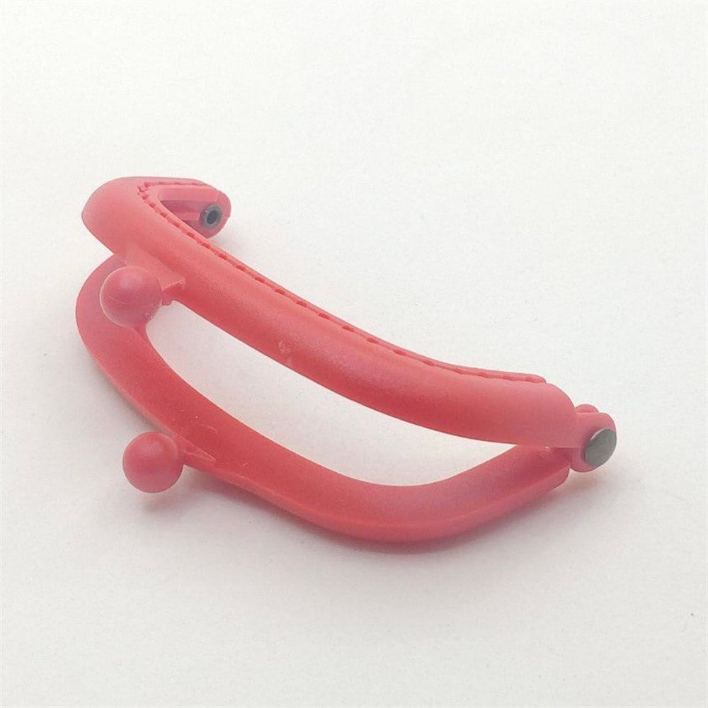 Plastik Cüzdan Klipsi 8 Cm Kırmızı