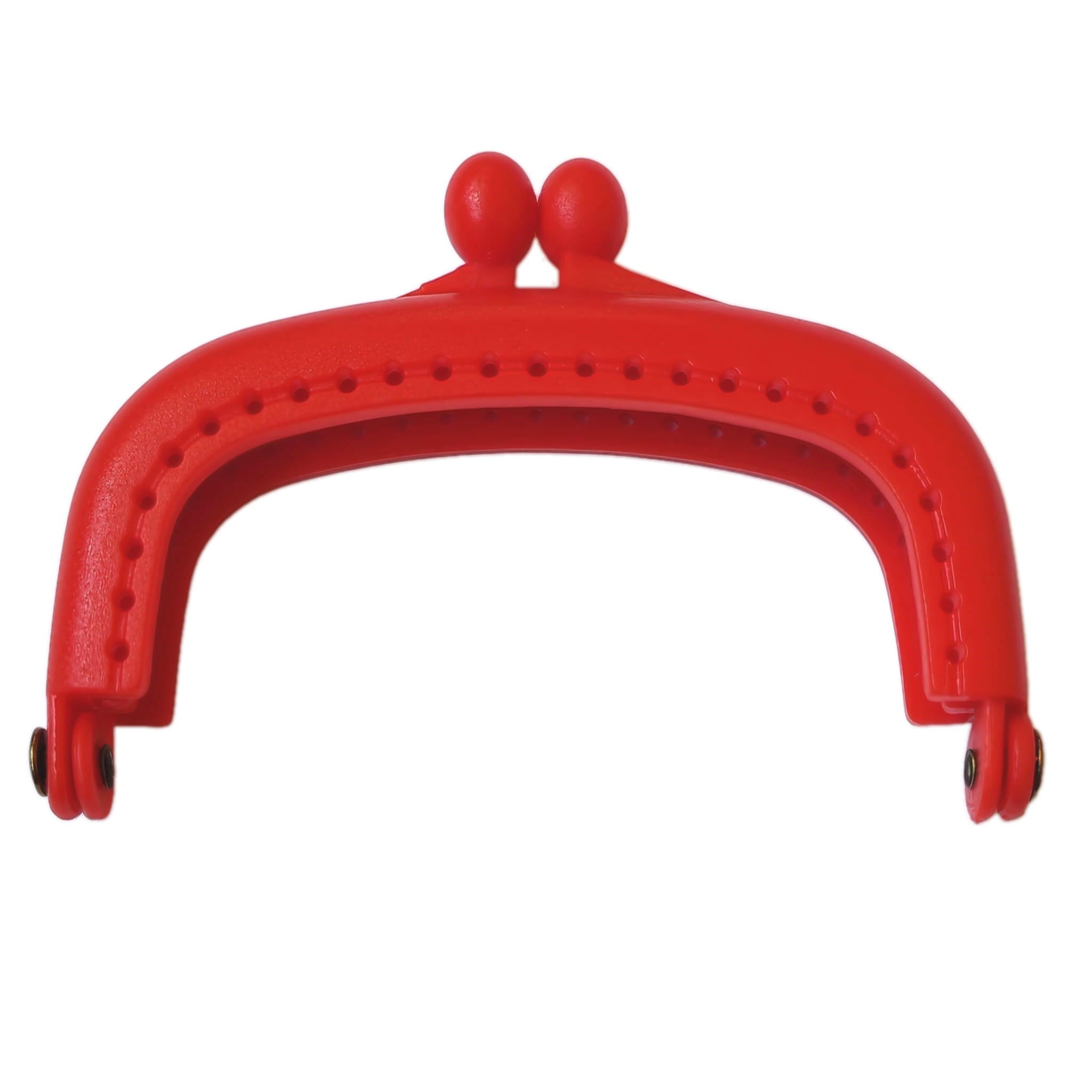 Plastik Cüzdan Klipsi 8 Cm Kırmızı